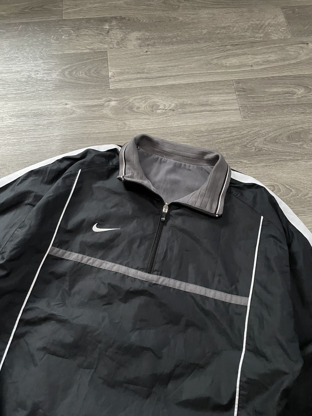 Nike Vintage Nike Nylon Reversible 2 Sides Pullover 1/3 Zip 90s Size US L / EU 52-54 / 3 - 11 Thumbnail