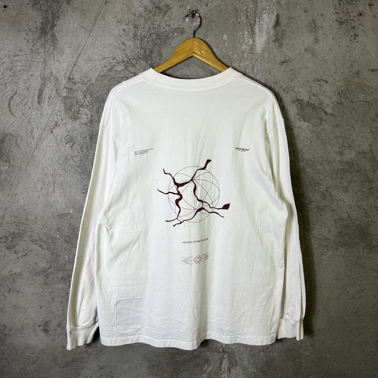 GOOPiMADE GOOPiMADE - 21A/W - “VM-T1” – “Rheology” L/S Graphic Tee Size US L / EU 52-54 / 3 - 5 Thumbnail