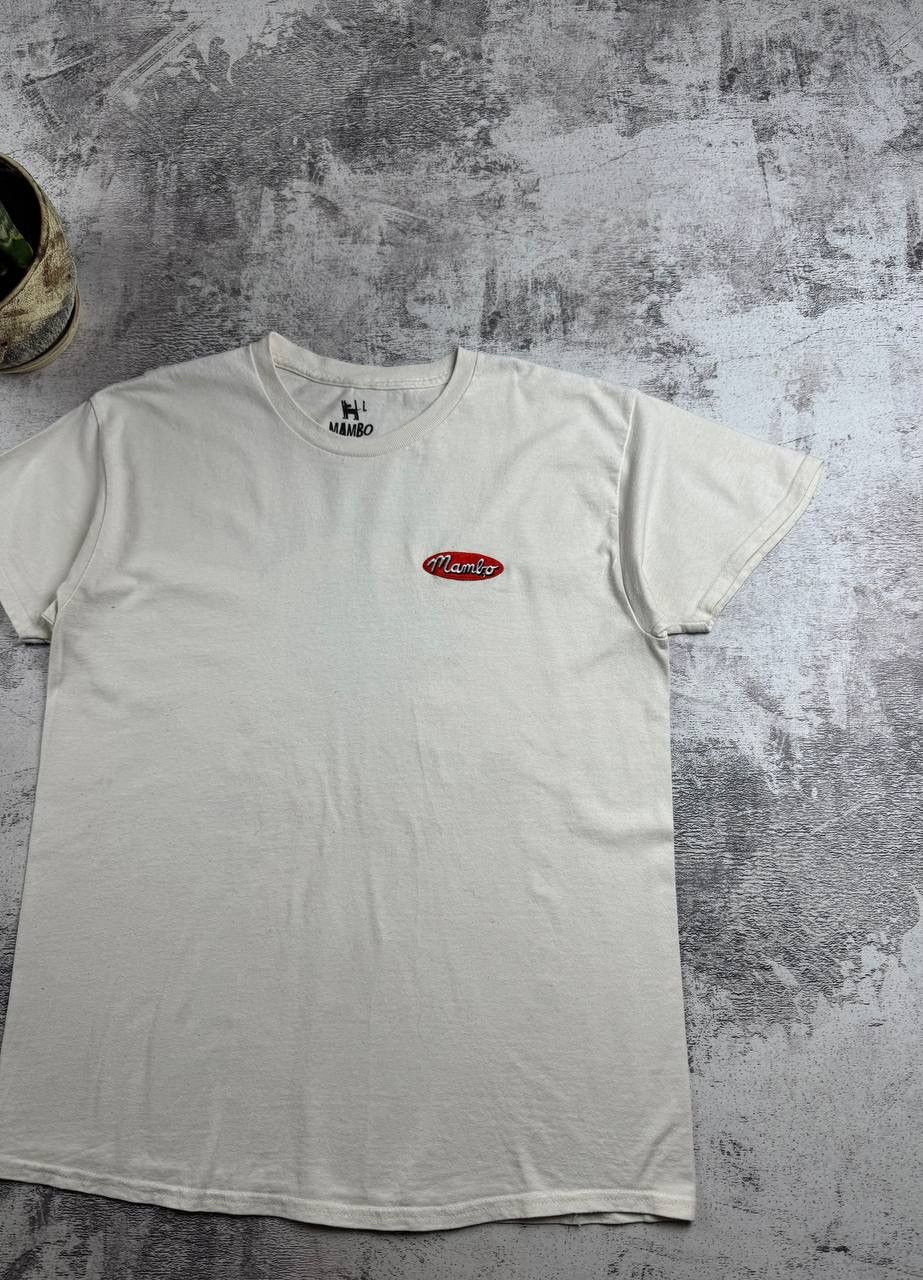 Mambo Mambo Graphic Men’s L Beige Surf Logo 100% Cotton Basic Jersey T Shirt Tee Shirt Size US L / EU 52-54 / 3 - 9 Thumbnail