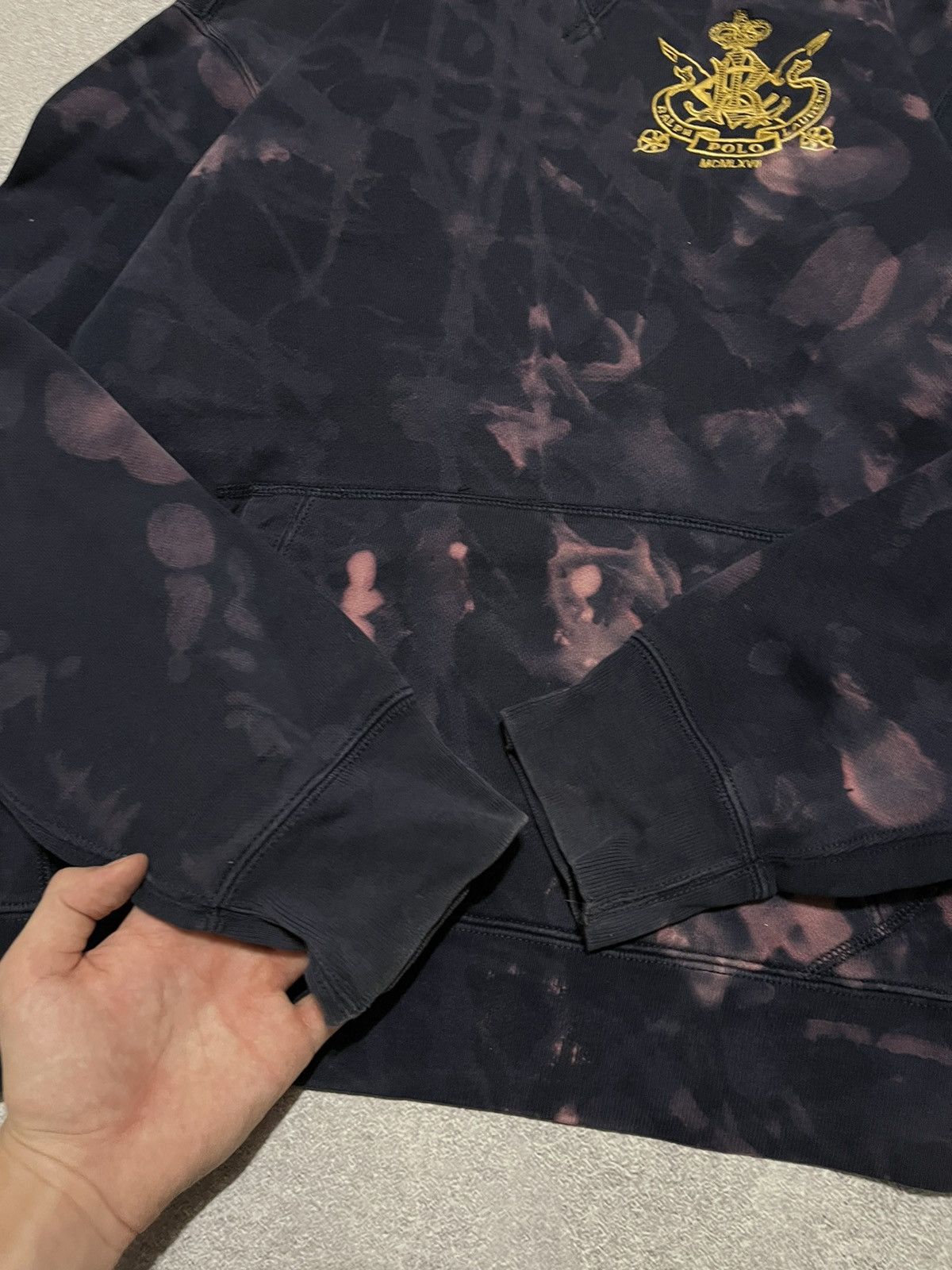 Polo Ralph Lauren Polo Ralph Lauren Bleached Hoodie – Custom Tie-Dye Size US M / EU 48-50 / 2 - 8 Thumbnail