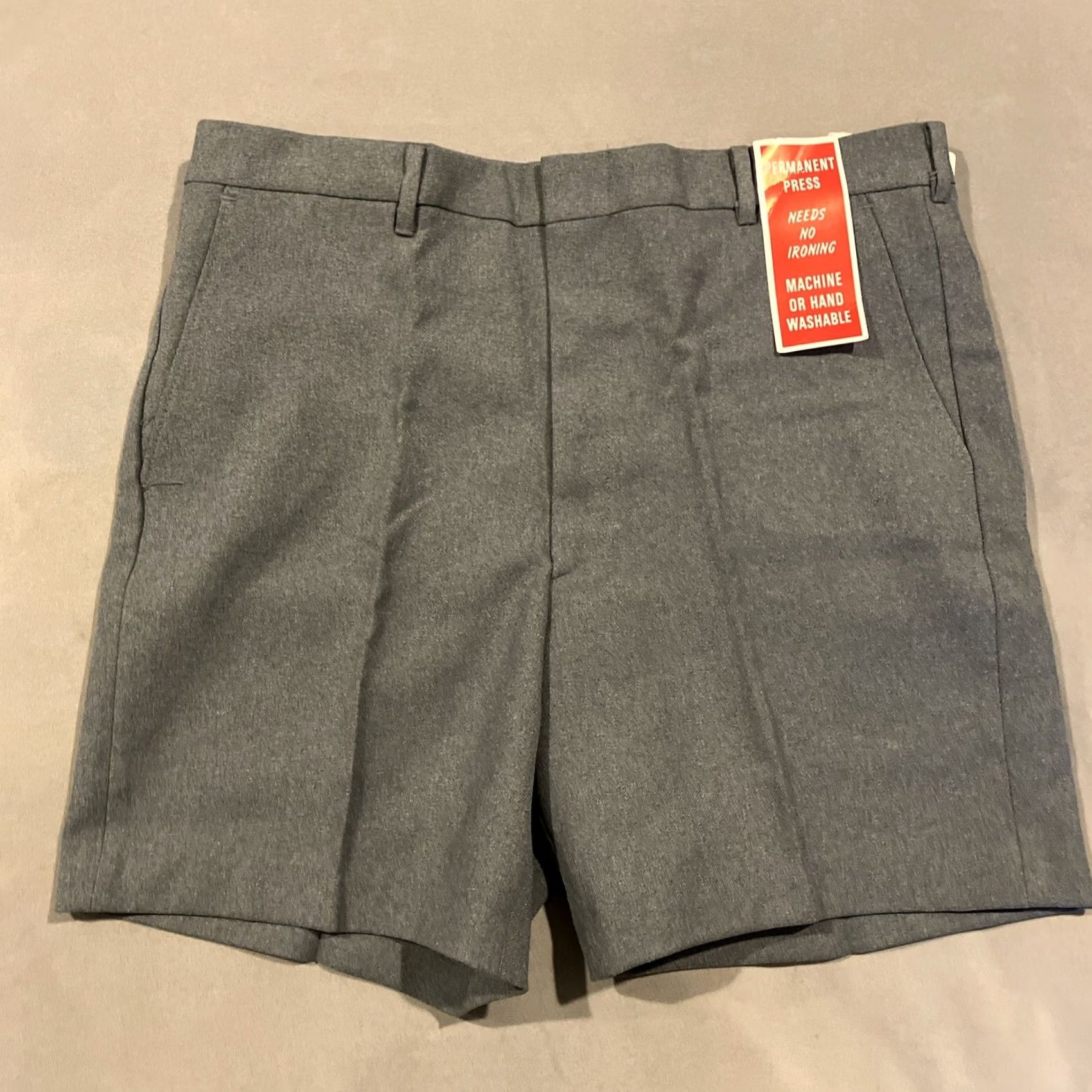 Vintage Oakton LTD Gray Shorts Men's Size 34" Flexslax Permanent Press Size US 34 / EU 50 - 4 Thumbnail