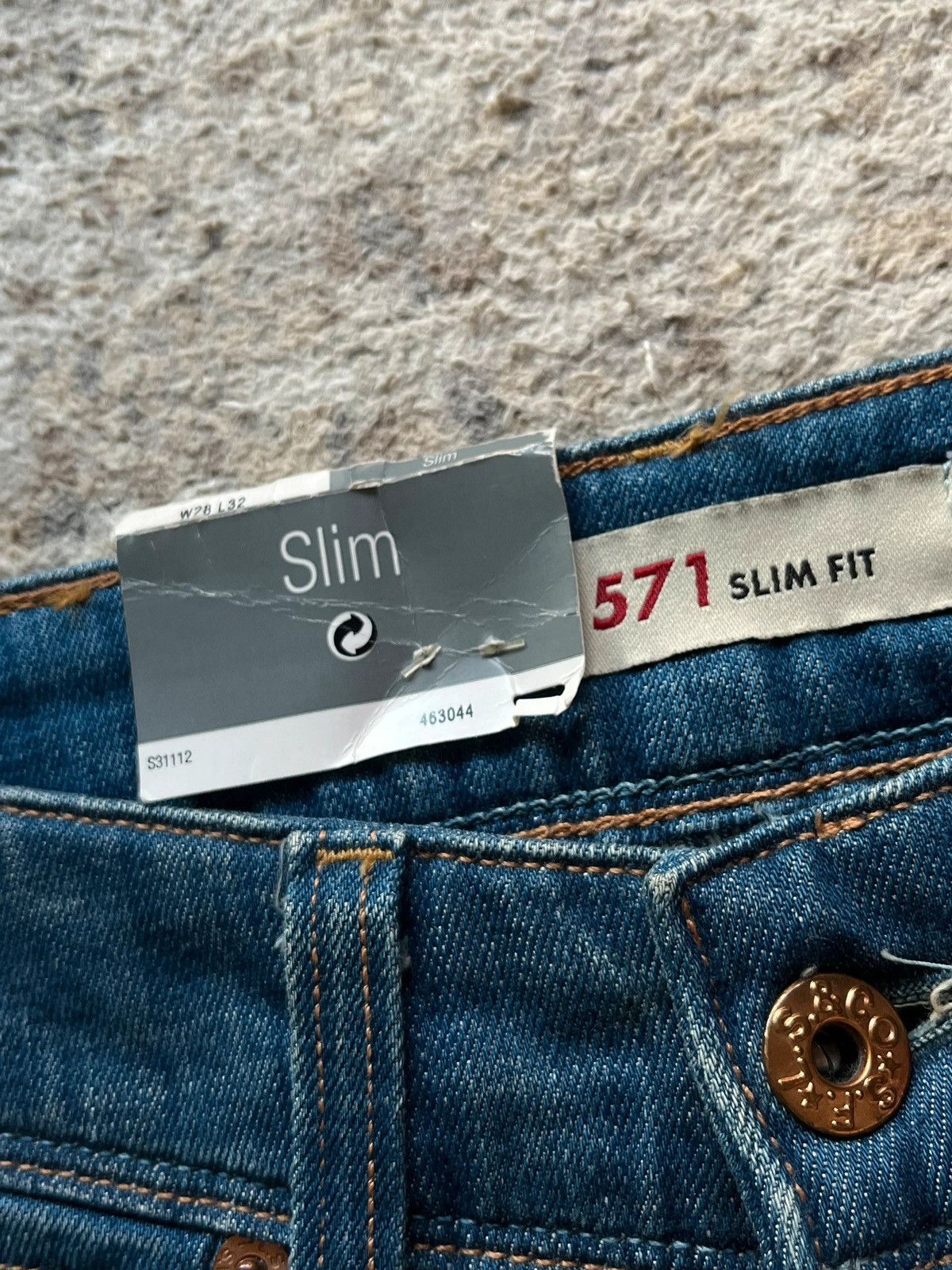 Levi's Levi’s 517 Slim Fit Sz W 28 L 32 Deadstock Denim Jeans Size 30" / US 8 / IT 44 - 4 Thumbnail