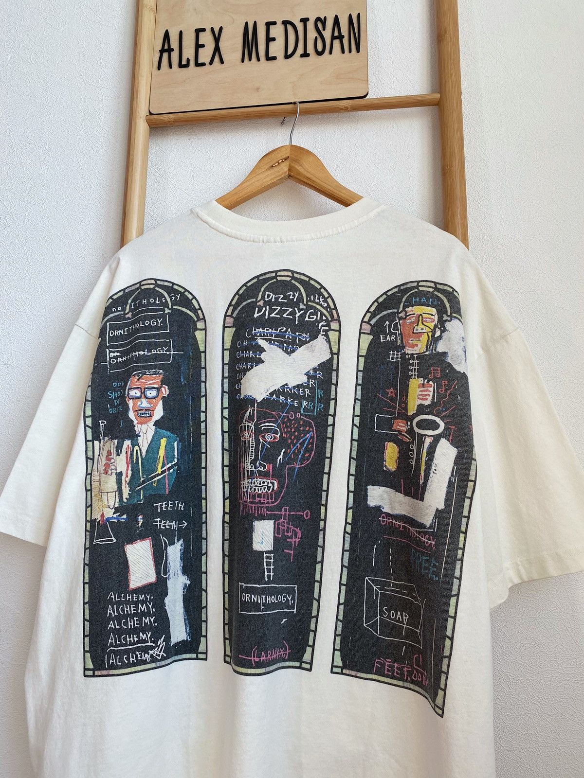 H&M × Jean-Michel Basquiat × Who Decides War WHO DECIDES WAR x BASQUIAT x H&M RELAXED FIT COTTON T-SHIRT Size US XXL / EU 58 / 5 - 7 Thumbnail