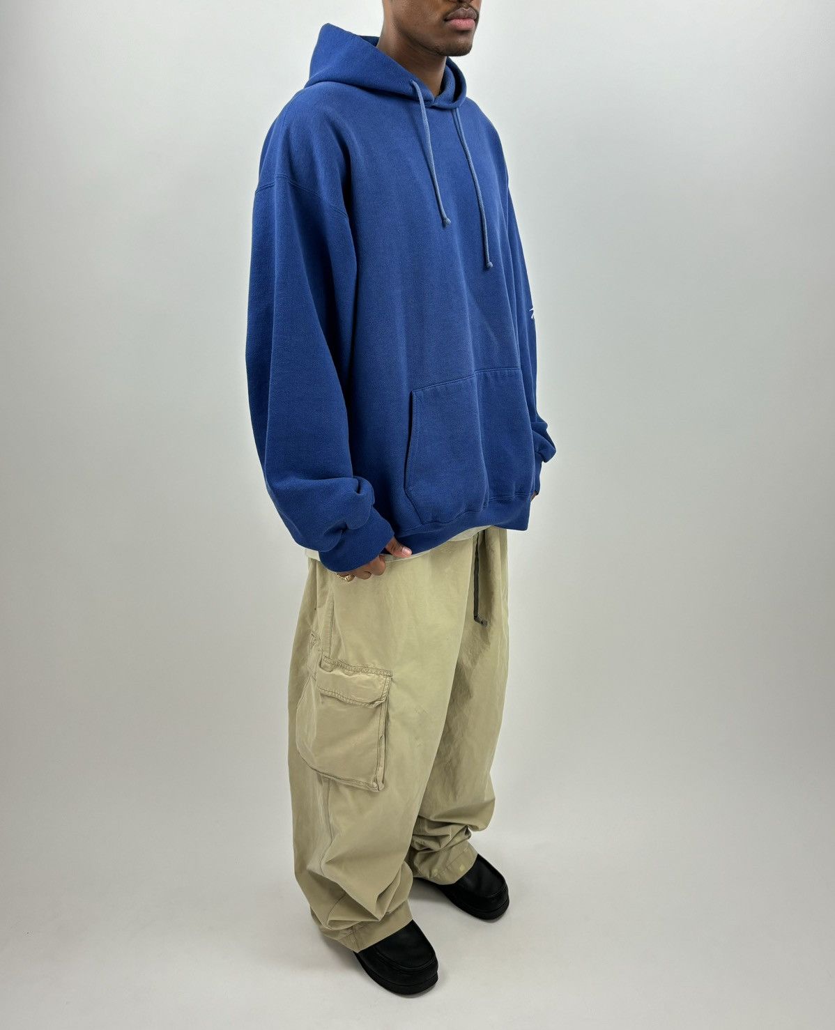 Reebok vintage 90s REEBOK Heavyweight Logo Hoodie sweatshirt Size US XXL / EU 58 / 5 - 7 Thumbnail