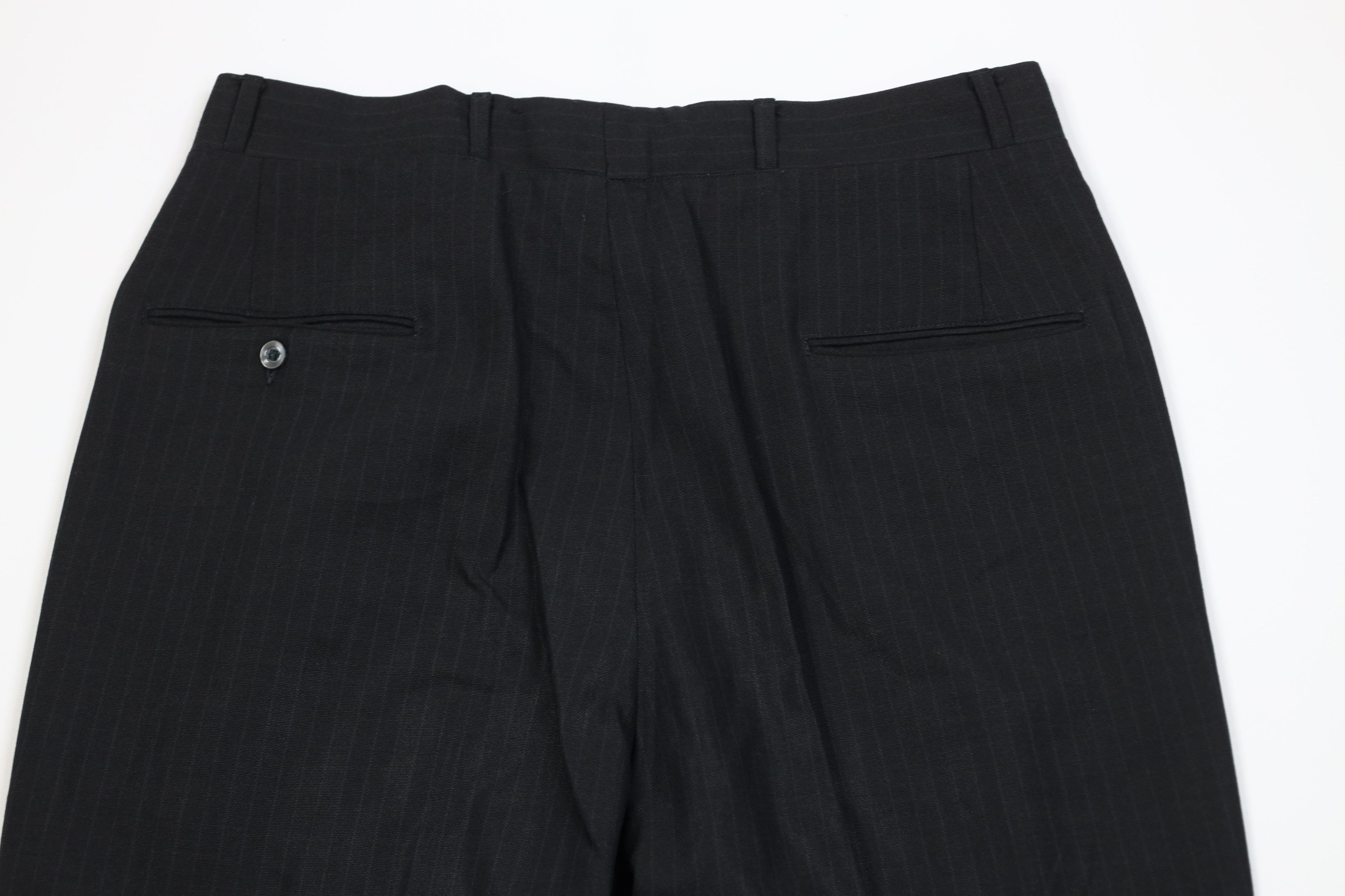 Vintage Vintage 50s 60s Streetwear Pinstriped Wool Knit Chino Pants Size US 32 / EU 48 - 8 Thumbnail