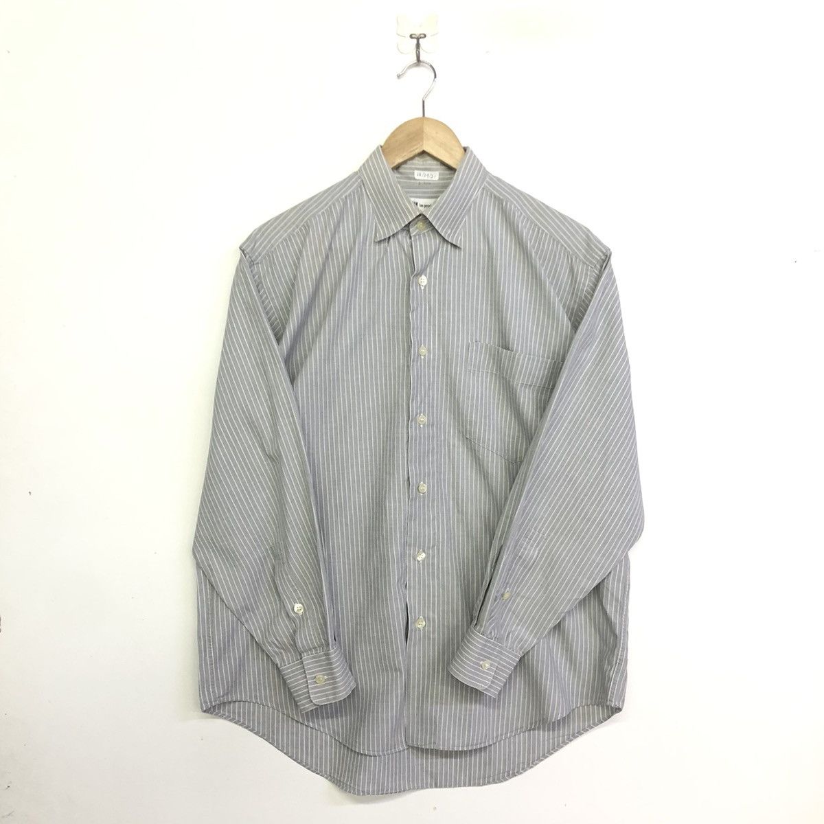 Issey Miyake × Japanese Brand × Vintage Vintage Issey Miyake IM product Stripe Button Shirt Size US M / EU 48-50 / 2 - 7 Thumbnail