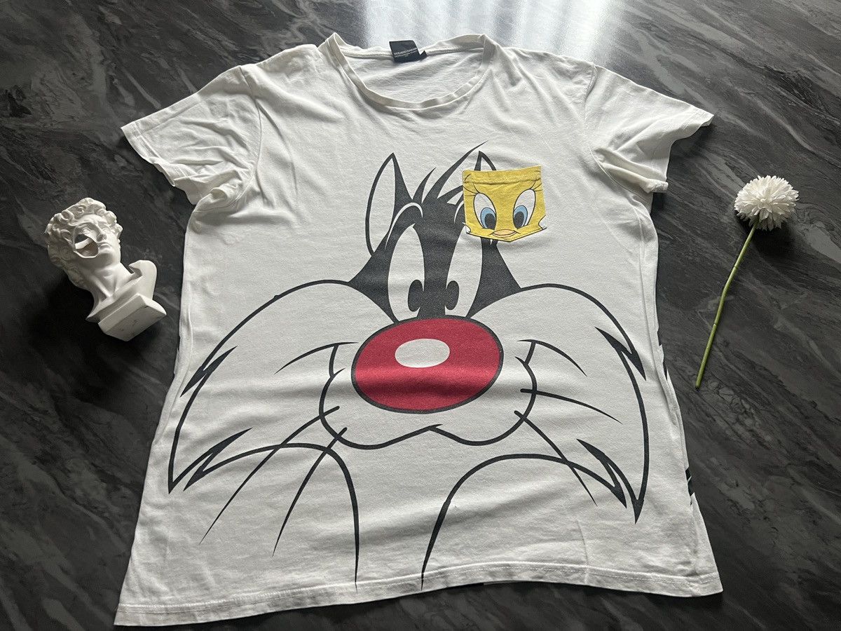 Warner Bros Warner Bros : Looney Tune Sylvester Tweety Double Side Size US XL / EU 56 / 4 - 3 Thumbnail