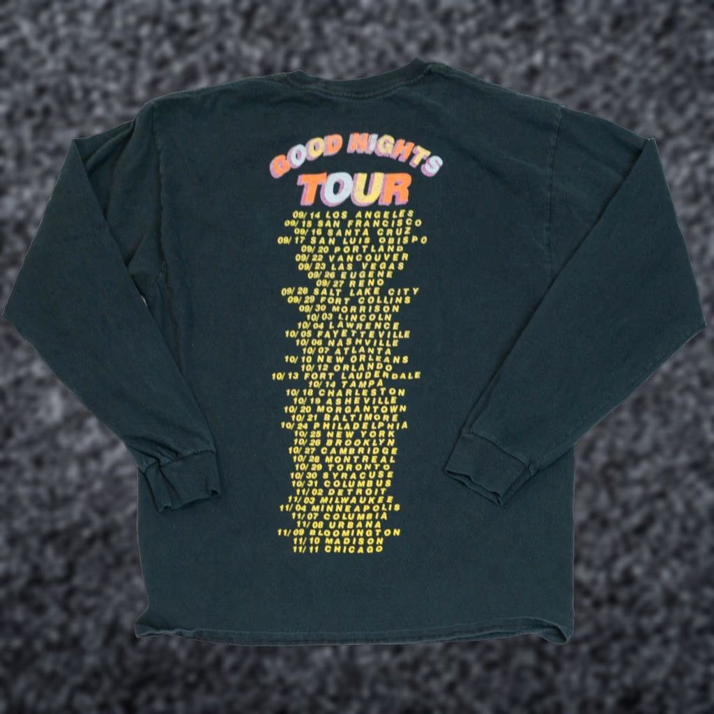 Vintage Whethan DJ EDM T-Shirt Large Black Long Sleeve Concert Music Good Nights Tour Dance Electronic Mens L Black Logo Graphic Print Regular Fit Vintage: No Size US L / EU 52-54 / 3 - 1 Thumbnail