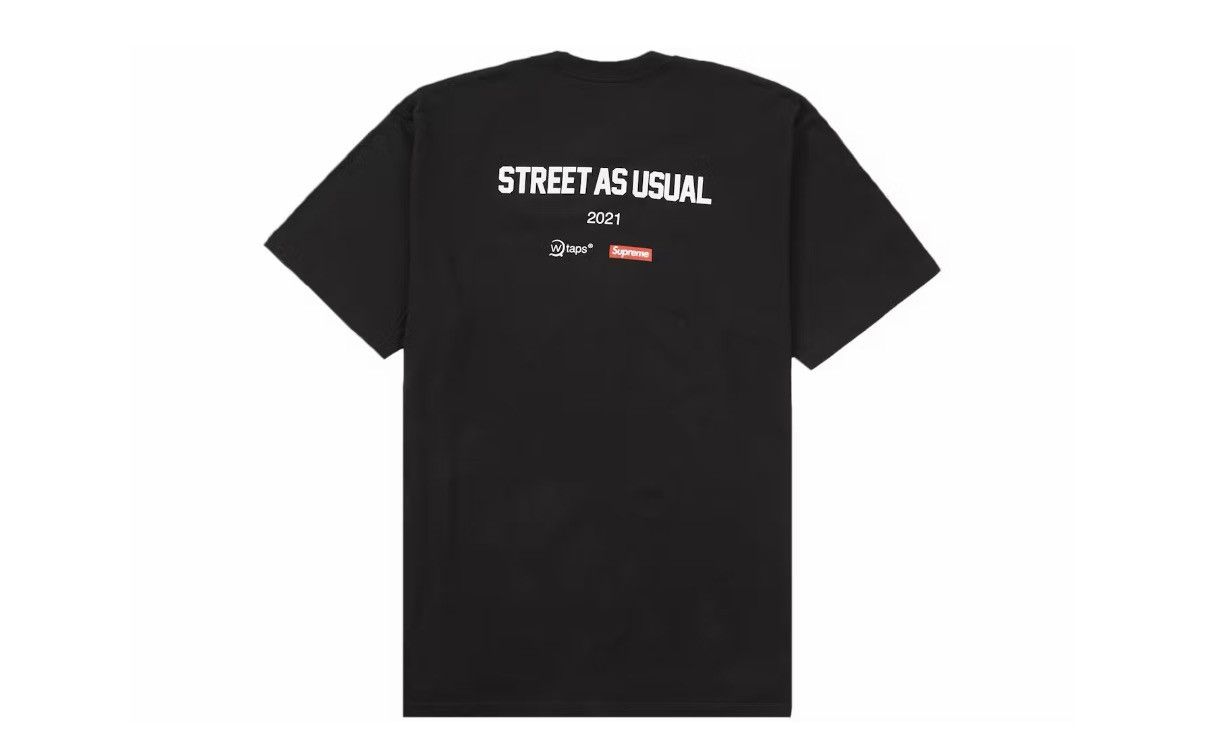 Supreme × Wtaps FW21 Supreme WTAPS Sic’em! Tee Black Size US M / EU 48-50 / 2 - 4 Thumbnail