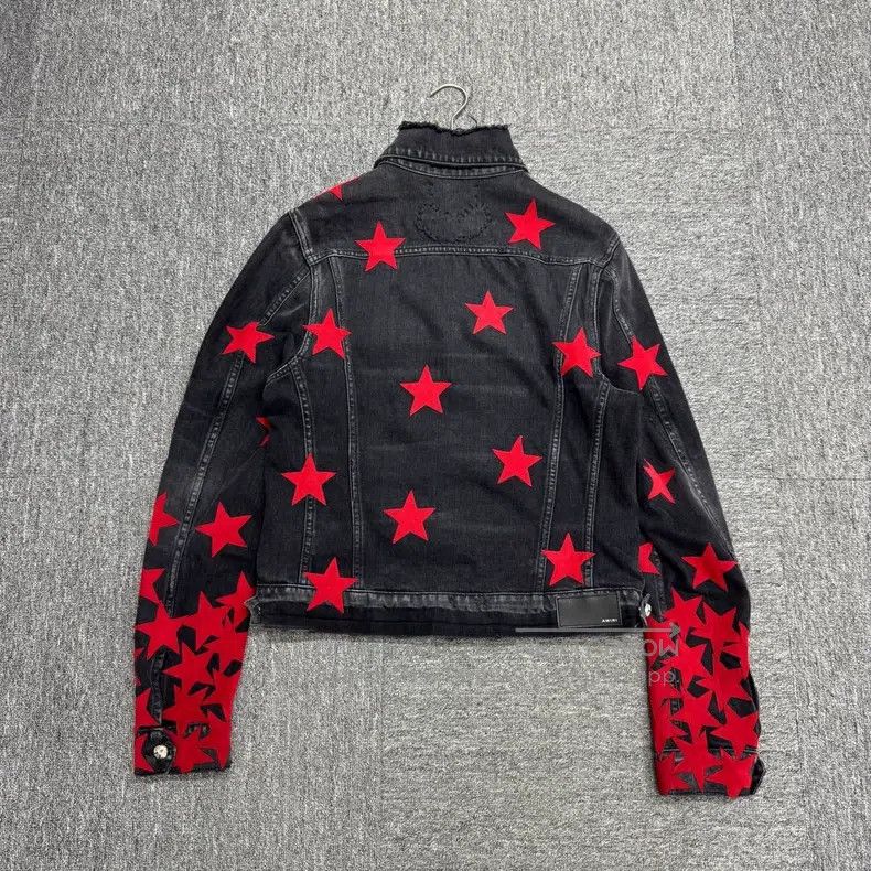 Amiri Amiri Size M Star-studded long-sleeve denim jacket Size US M / EU 48-50 / 2 - 2 Thumbnail