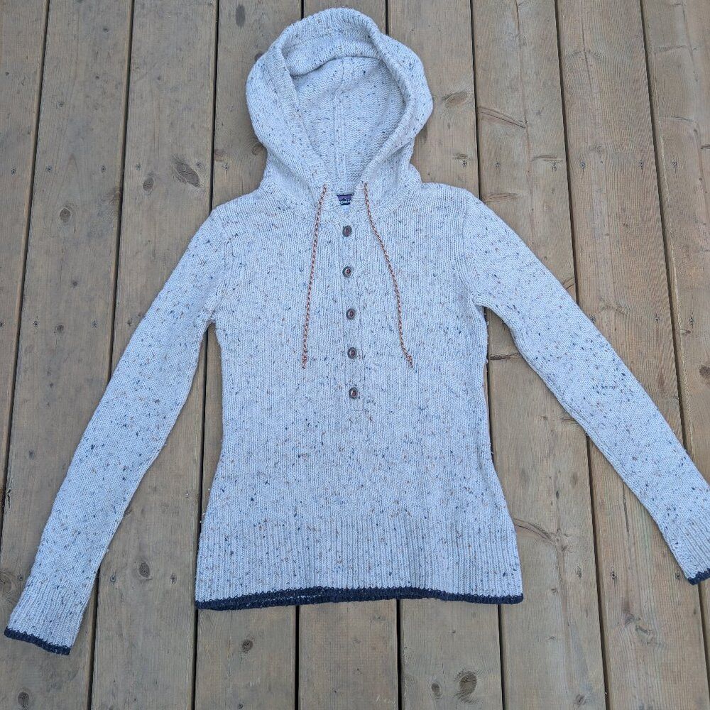 Patagonia Patagonia Ranchito Pullover Hoodie Women's M White Tight-Kn Size M / US 6-8 / IT 42-44 - 1 Thumbnail