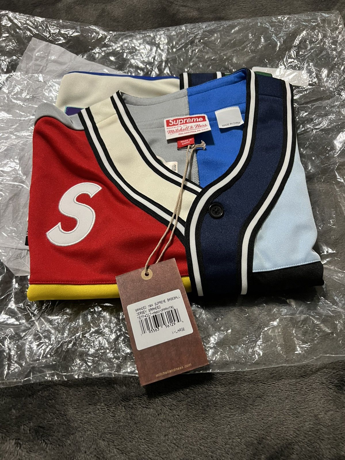 Supreme 🔥FW21 SUPREME PATCHWORK JERSEY MENS XL BRAND NEW🔥🔥 Size US XL / EU 56 / 4 - 3 Thumbnail