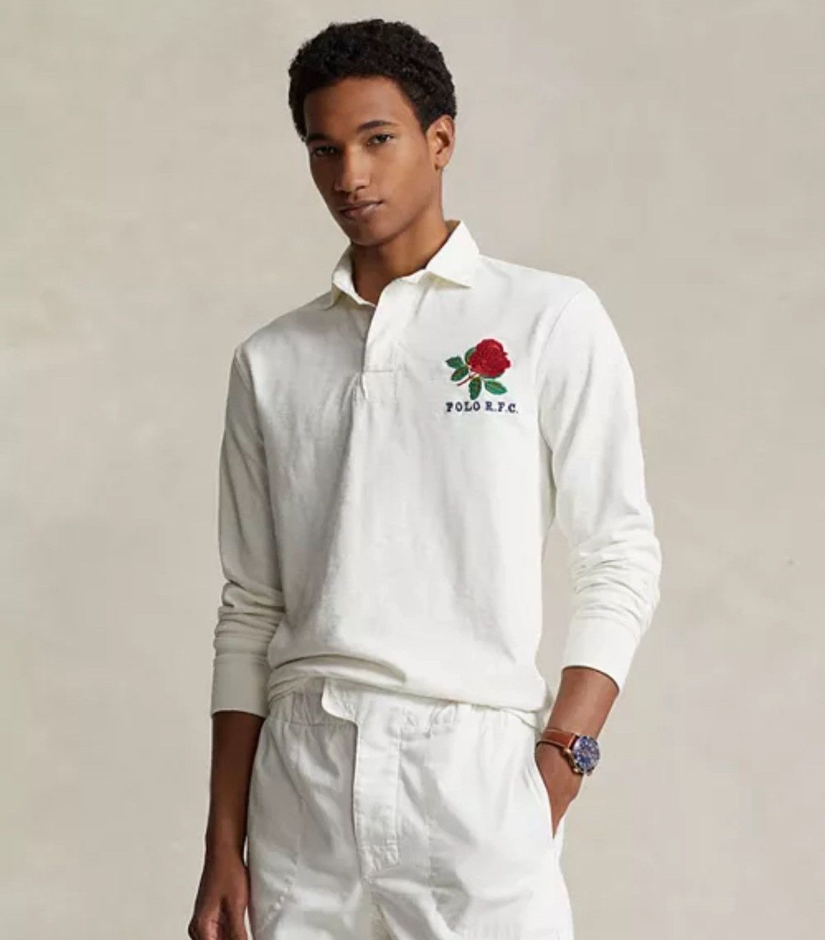 Polo Ralph Lauren Polo Ralph Lauren Classic Fit Jersey Graphic Rose Rugby XL Size US XL / EU 56 / 4 - 1 Thumbnail
