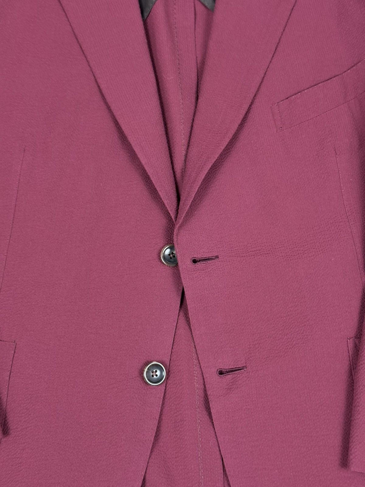 Ermenegildo Zegna Ermenegildo Zegna Napoli Couture Men’s Silk Blend Blazer Size 42S - 14 Thumbnail