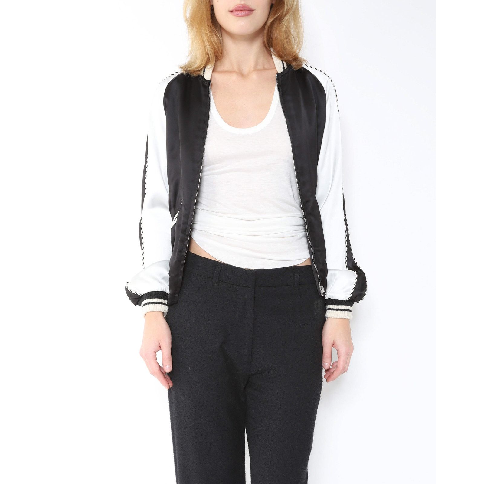 Saint Laurent Paris SS14 Blood Luster Souvenir Jacket in Viscose Size XS / US 0-2 / IT 36-38 - 9 Thumbnail