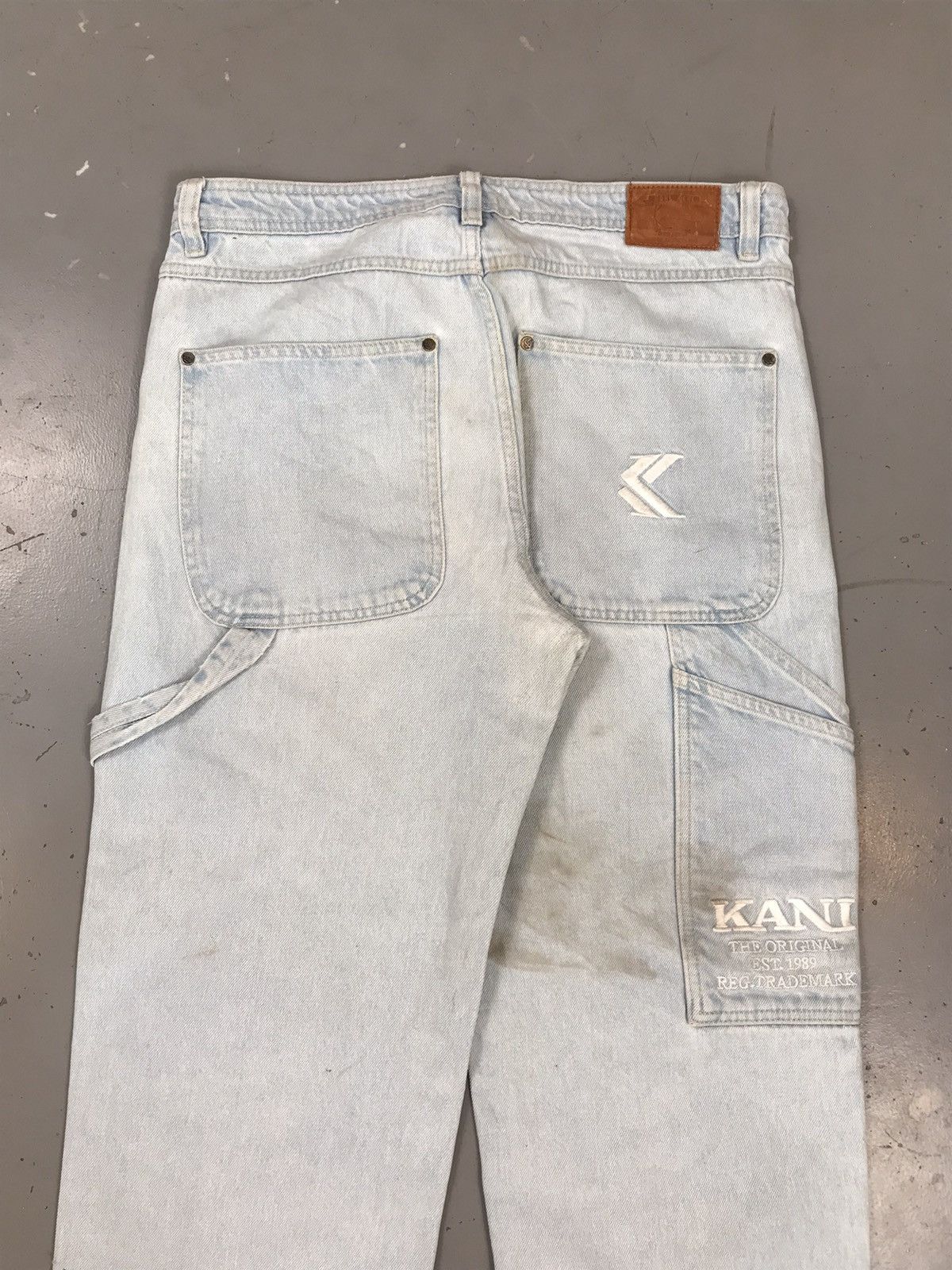 Karl Kani × Vintage Vintage Karl Kani carpenter dusty denim Size US 35 - 12 Thumbnail