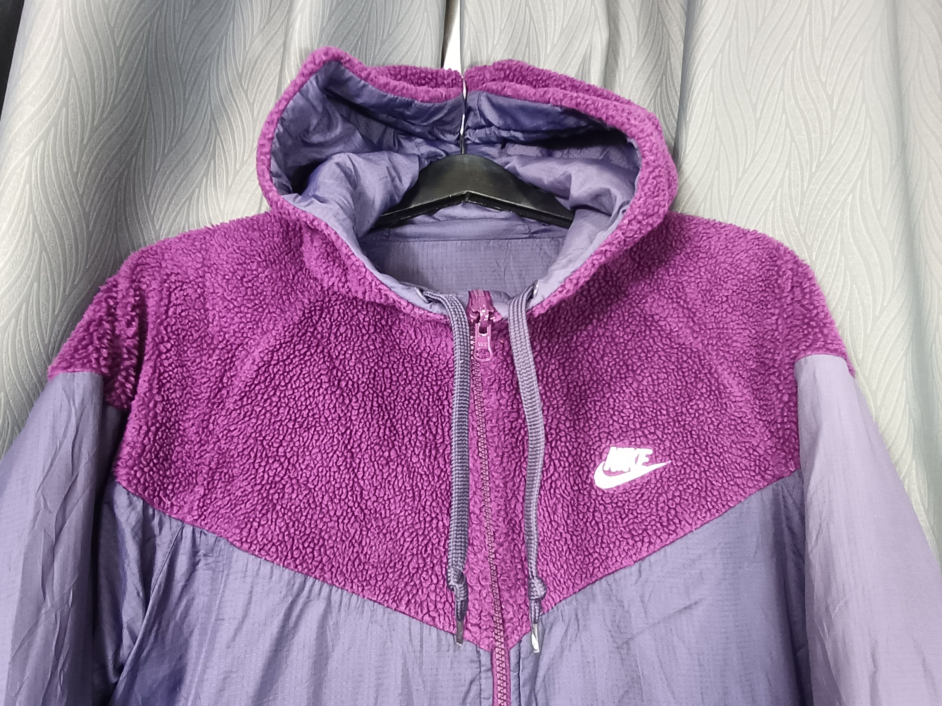 Nike Nike Sportswear Reversible Fleece Hoodie Vintage Y2k Size US L / EU 52-54 / 3 - 7 Thumbnail