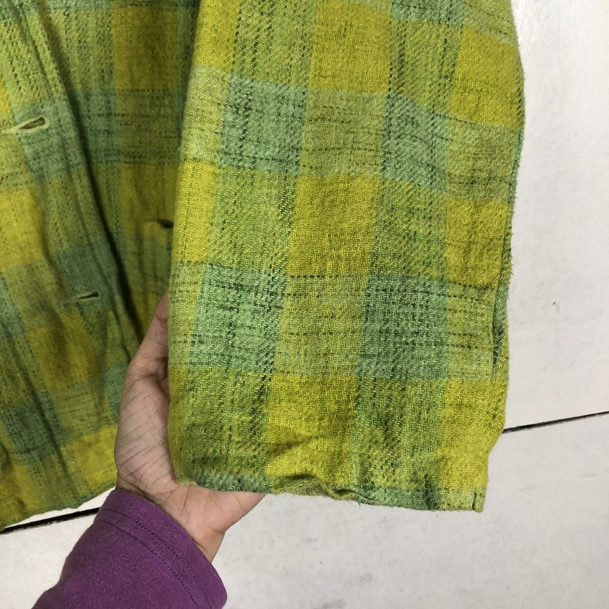 Japanese Brand 🔥VINTAGE CHORE JACKET YOKOHAMA MOTOMACHI TARTAN DESIGN Size US M / EU 48-50 / 2 - 15 Thumbnail