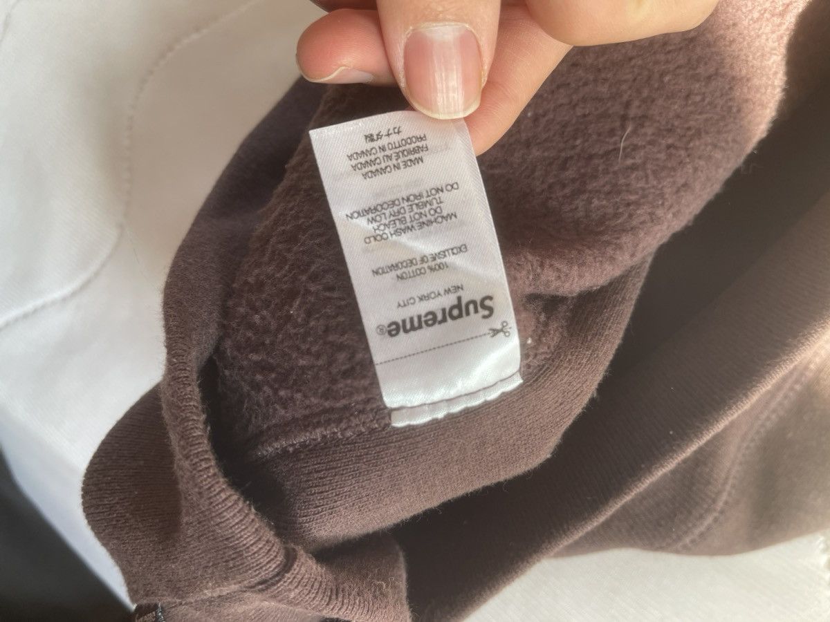 Supreme 2021 supreme boxed hoodie dark brown Size US M / EU 48-50 / 2 - 7 Thumbnail