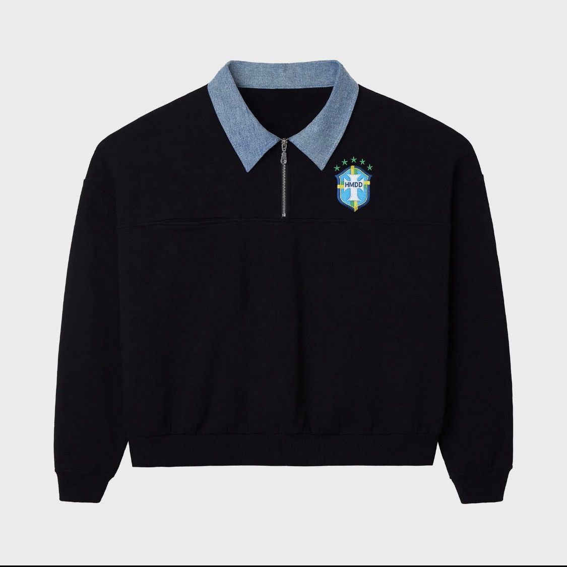 HMDD HMDD Brasil Policia Quarter Zip Size US M / EU 48-50 / 2 - 1 Thumbnail
