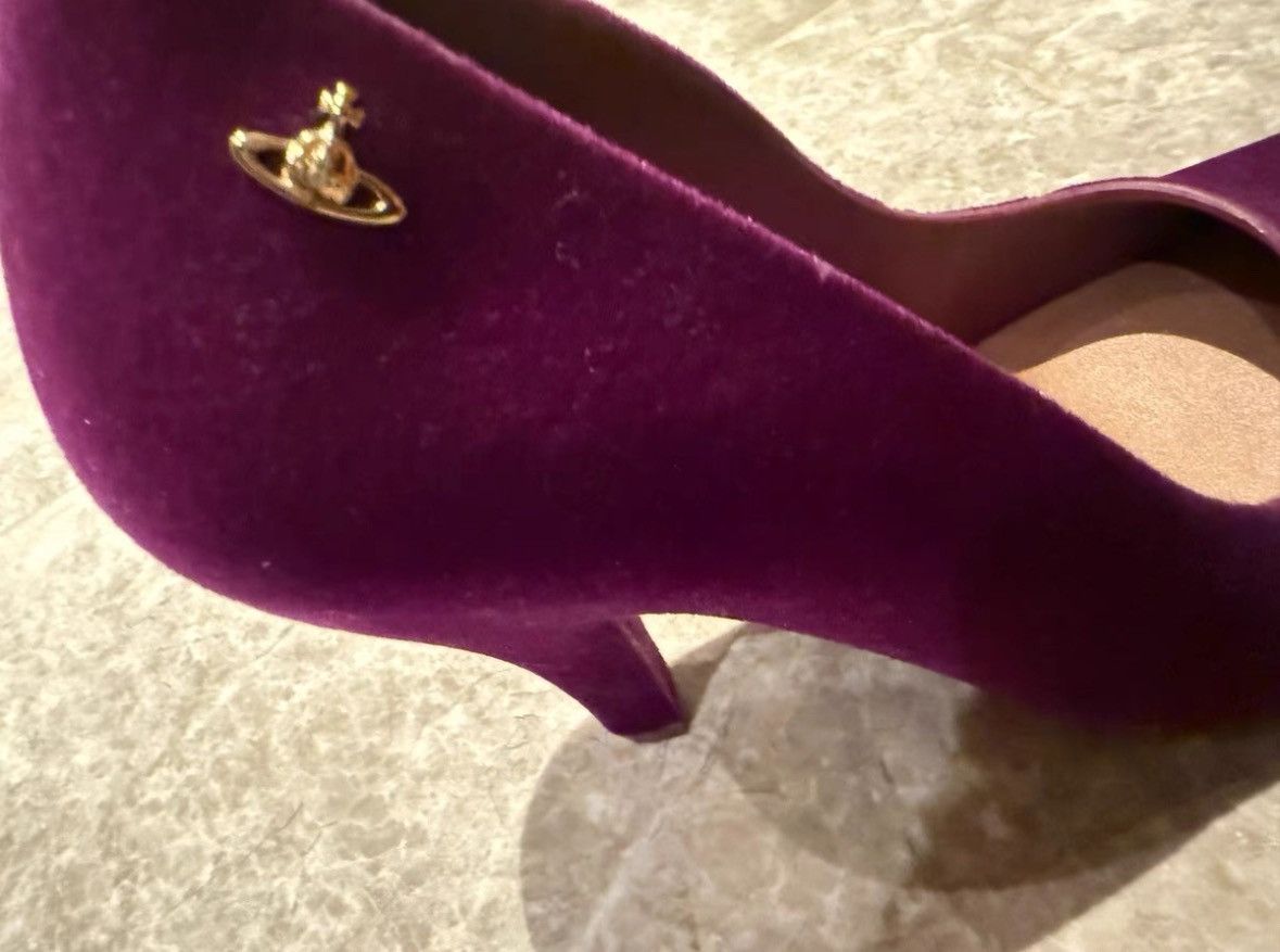 Vivienne Westwood Vivienne Westwood Velvet Melissa Heels Size US 7.5 / IT 37.5 - 6 Thumbnail