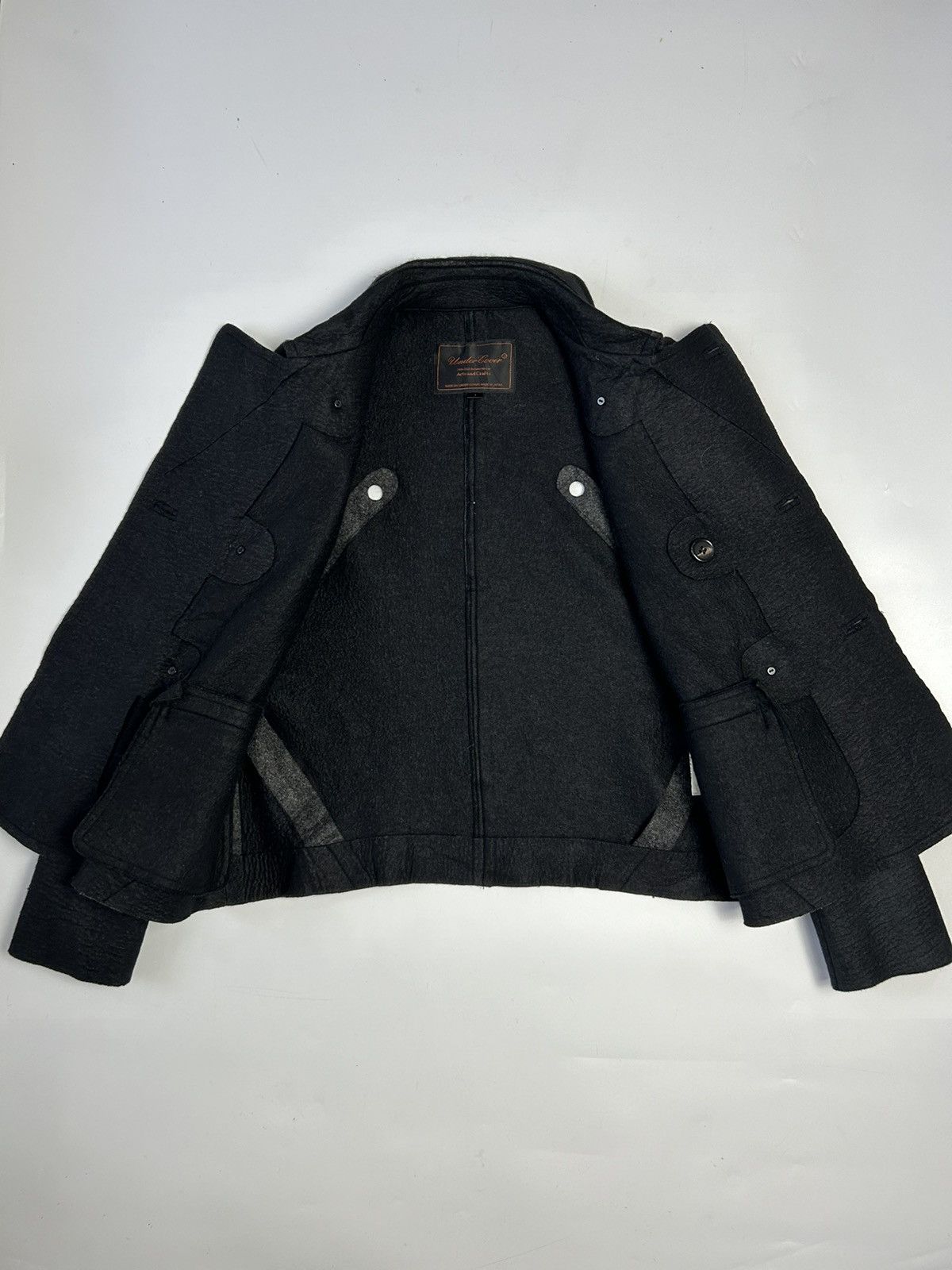Japanese Brand × Jun Takahashi × Undercover UNDERCOVER ARTS & CRAFTS WOOL JACKET Size ONE SIZE - 2 Thumbnail