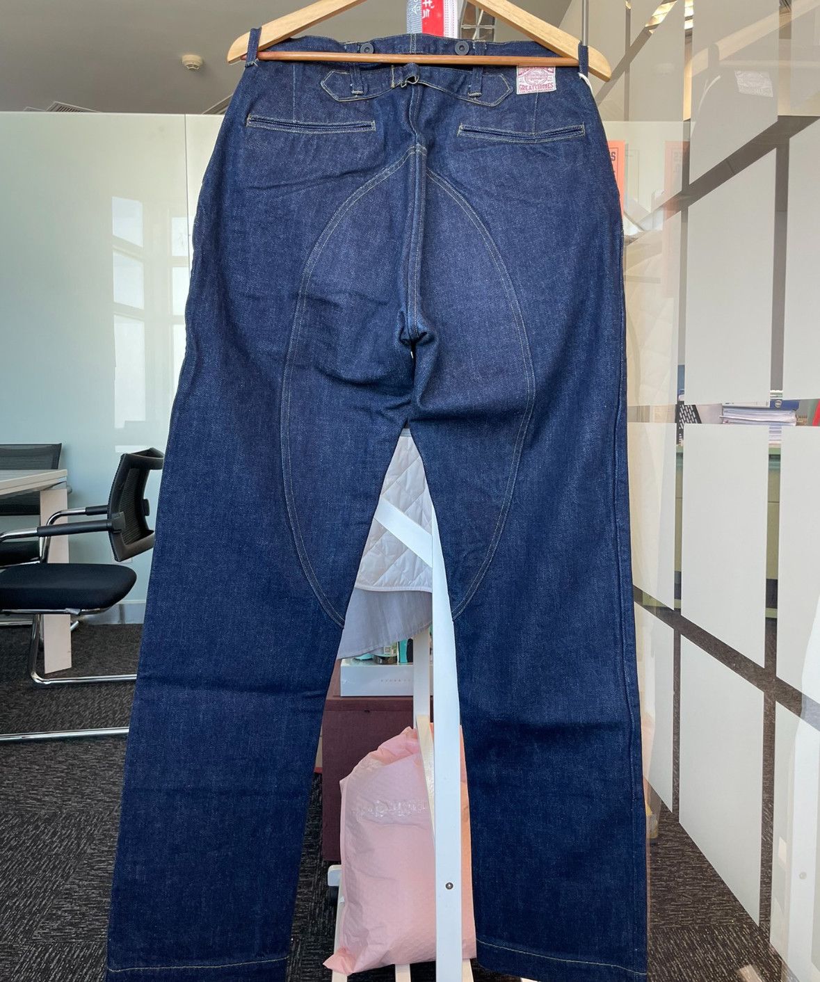 freewheelers lumberjack trousers