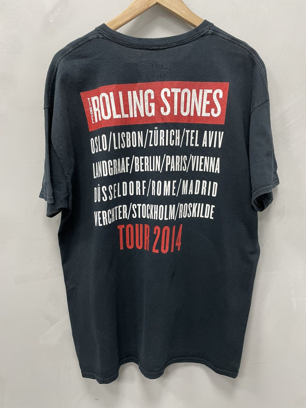 Band Tees × The Rolling Stones × Vintage VINTAGE THE ROLLING STONES TOUR T SHIRT 2014 long sleeve Size US XL / EU 56 / 4 - 6 Thumbnail