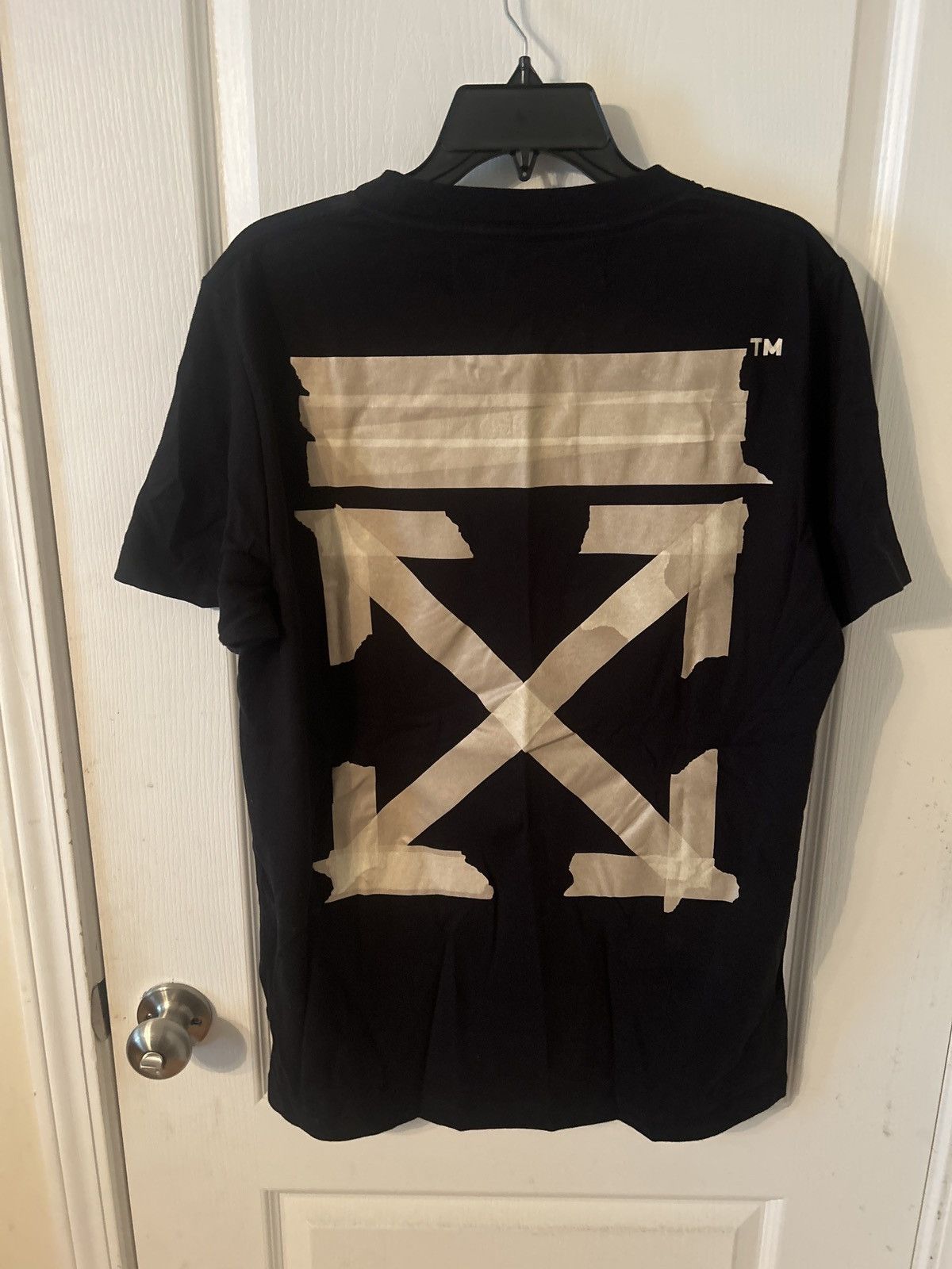 Off-White Off White Slim Fit Tape Arrows T Shirt Size US M / EU 48-50 / 2 - 2 Thumbnail