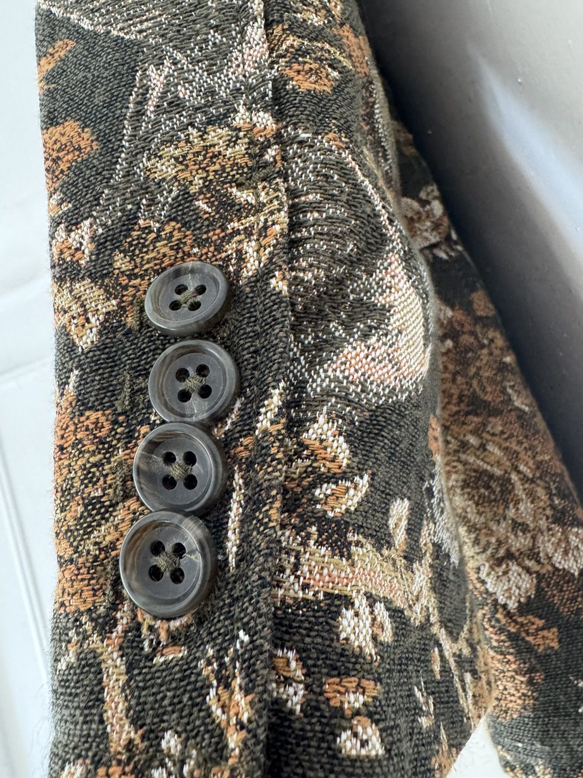 Engineered Garments Engineered Garments Baker Hummingbird Jacquard Jacket XS Size 36S - 6 Thumbnail