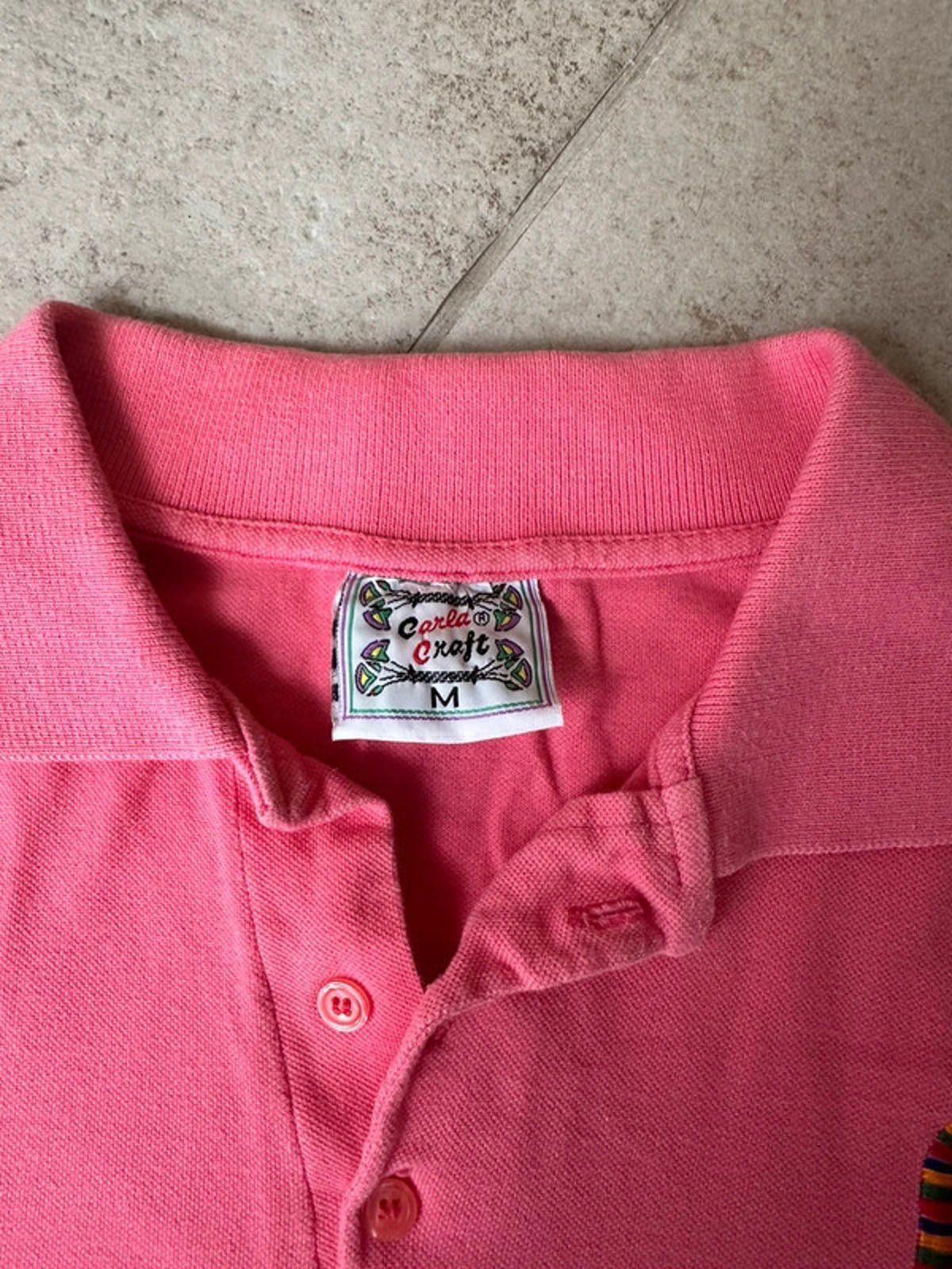 Designer Vintage Egyptian Pink Polo Size US M / EU 48-50 / 2 - 4 Thumbnail