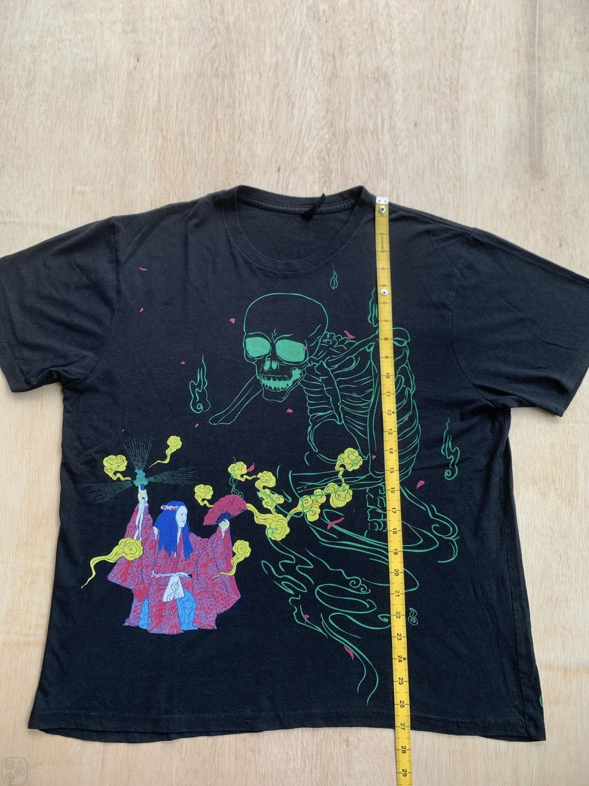 Hysteric Glamour × Japanese Brand Y2k Art Skull japan style Poem Tshirt Size US L / EU 52-54 / 3 - 6 Thumbnail