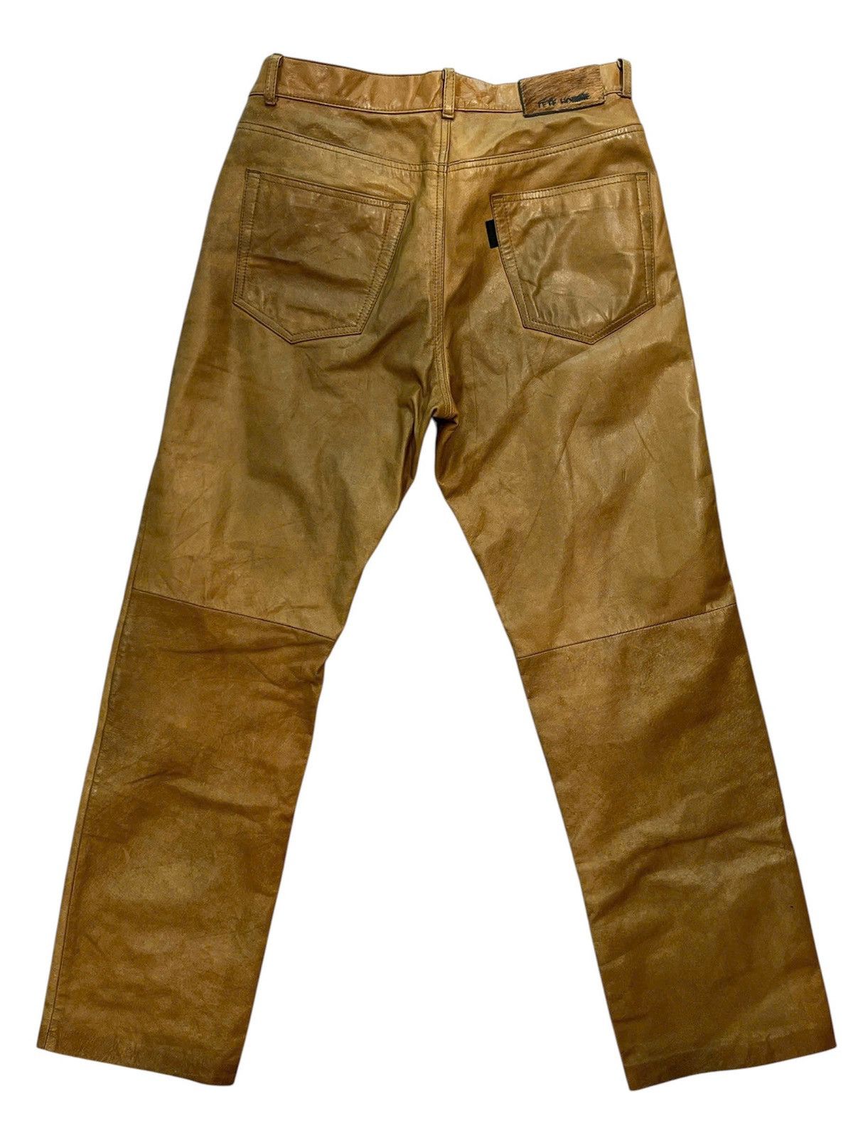 Tete Homme TETEHOMME LEATHER PANT Size US 31 - 2 Thumbnail