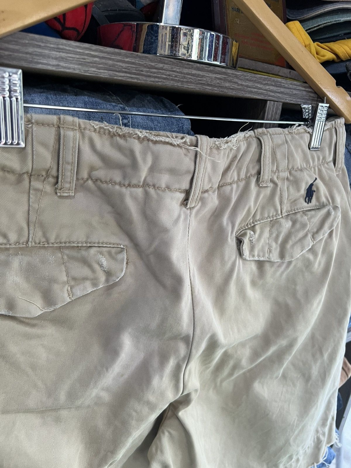 Polo Ralph Lauren 🔥Vintage Distressed Polo Ralph Lauren Short Pant Size US 36 / EU 52 - 15 Thumbnail