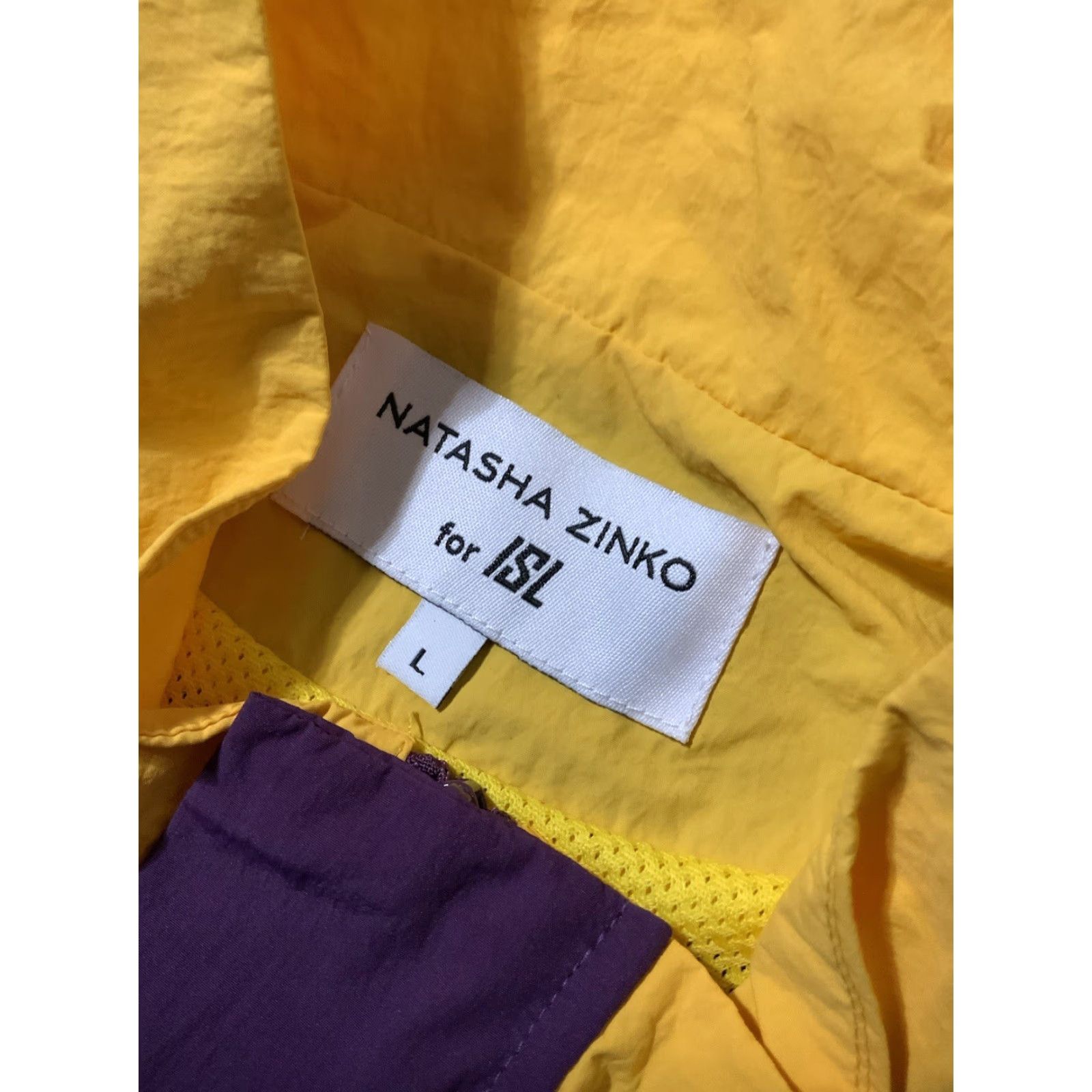 Natasha Zinko Natasha Zinko For ISL LA Current Swimming Team Windbreaker Two Tone Jacket Sz. L Men Jacket Windbreaker Multicolor Two Tone Retro" Size US L / EU 52-54 / 3 - 6 Thumbnail