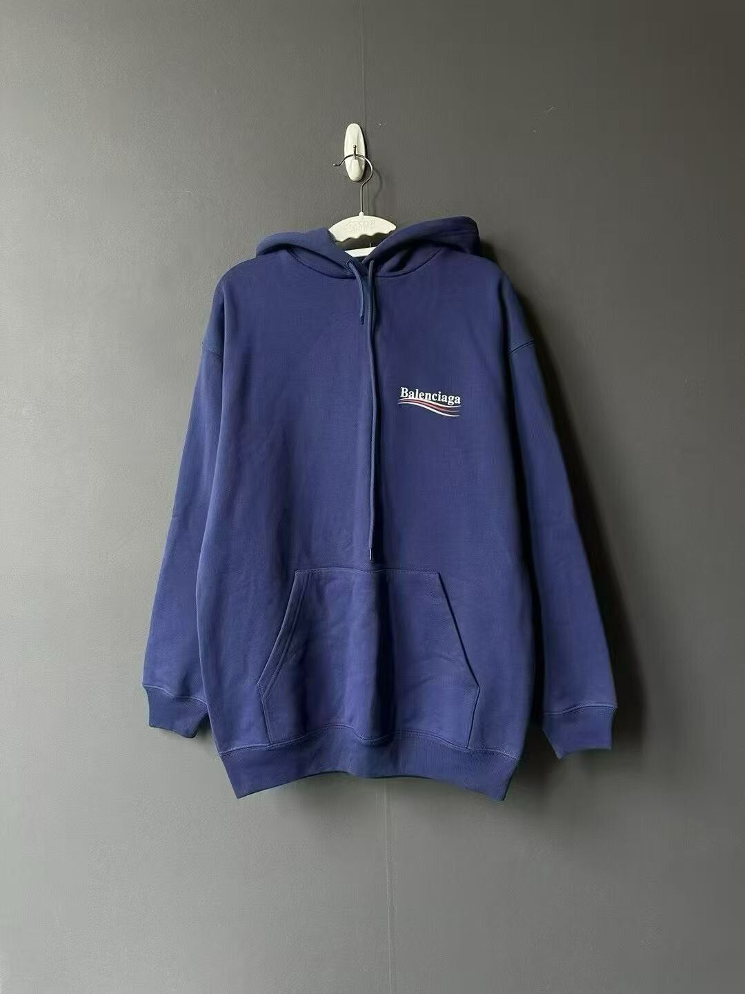 Balenciaga balenciaga blue logo hoodie Size US XS / EU 42 / 0 - 1 Thumbnail