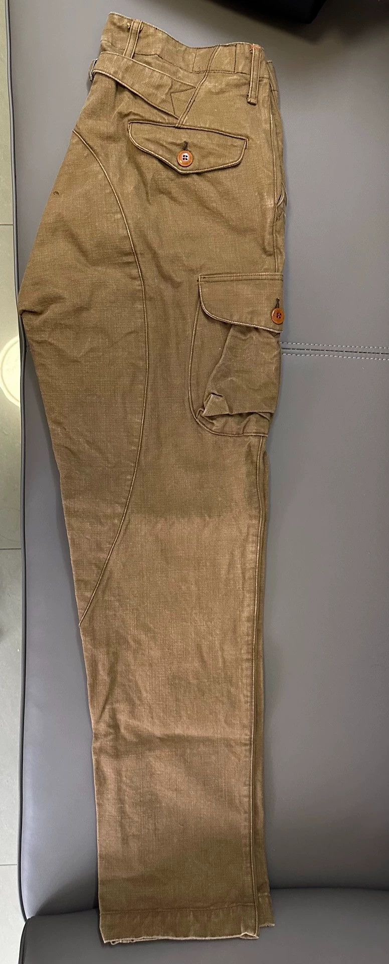 Freewheelers FREEWHEELERS Brown logging trousers Size US 32 / EU 48 - 4 Thumbnail
