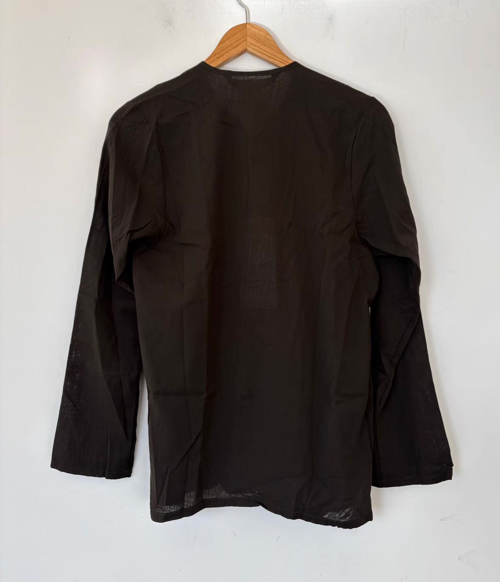 Paul Harnden Shoemakers Paul Harnden 25SS Silk Collarless Shirt Ｑ21 Size US S / EU 44-46 / 1 - 3 Thumbnail