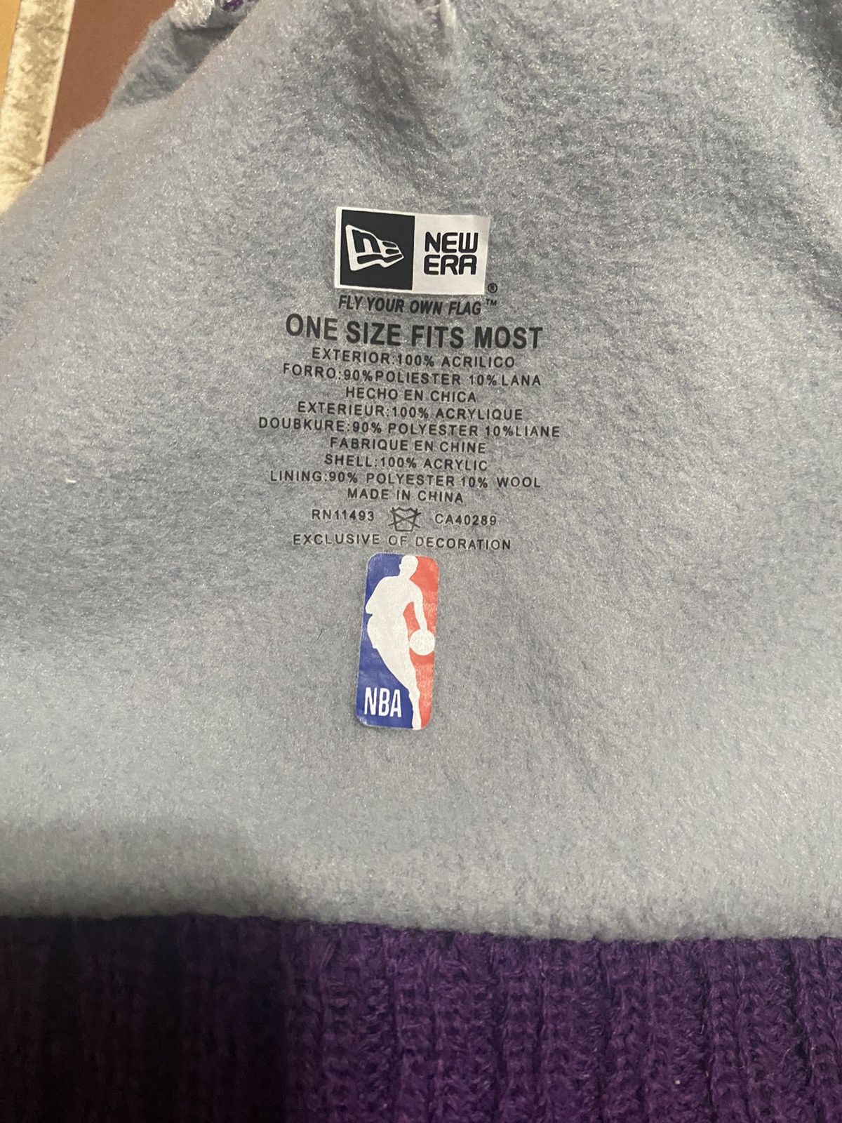 NBA Los Angeles Lakers Beanie Size ONE SIZE - 3 Thumbnail