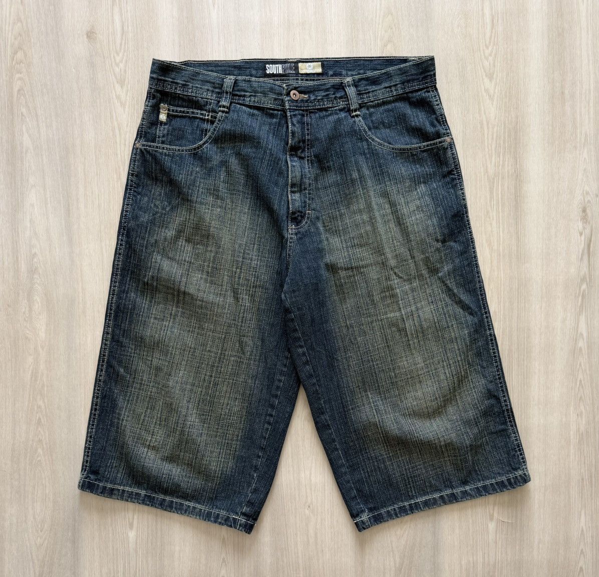 Southpole Vintage Southpole Baggy Denim Shorts RN 82628 Jorts Sz 36 Size US 36 / EU 52 - 3 Thumbnail