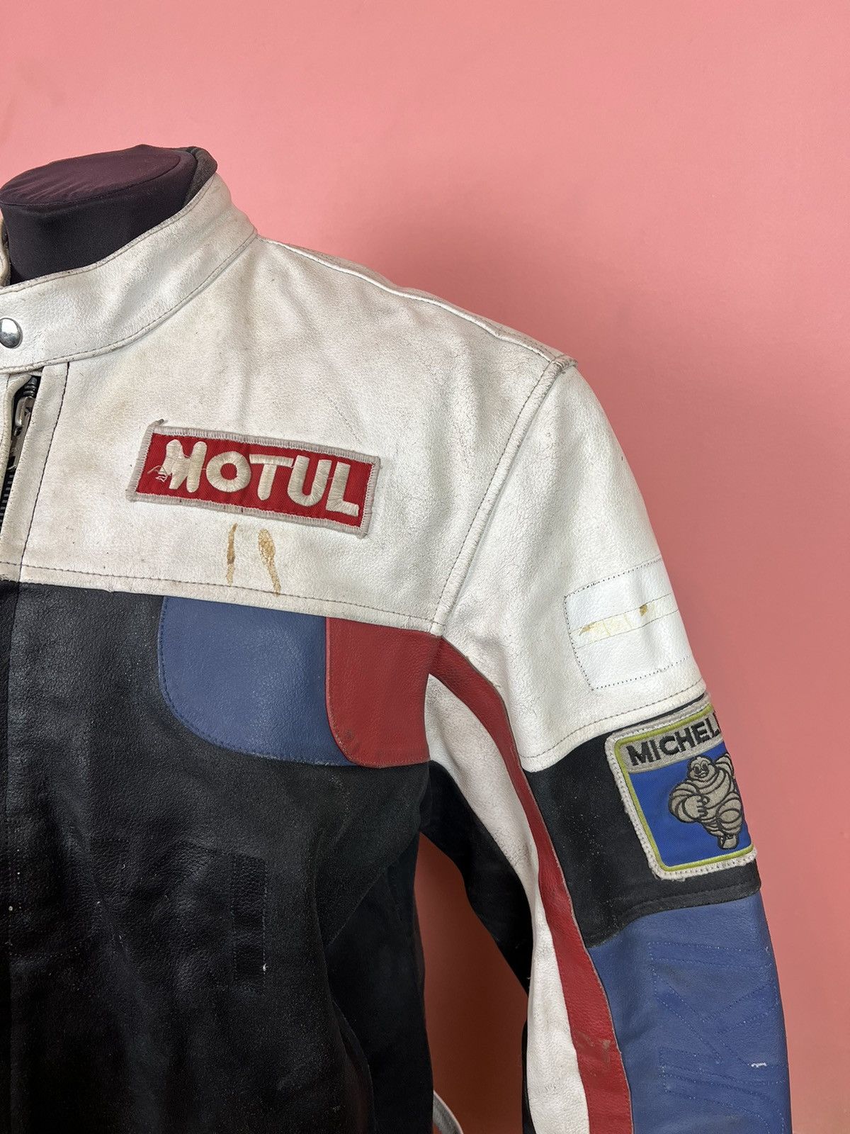 Vintage Suzuki vintage racing lether jacket y2k streetwear moto Size US XXL / EU 58 / 5 - 4 Thumbnail