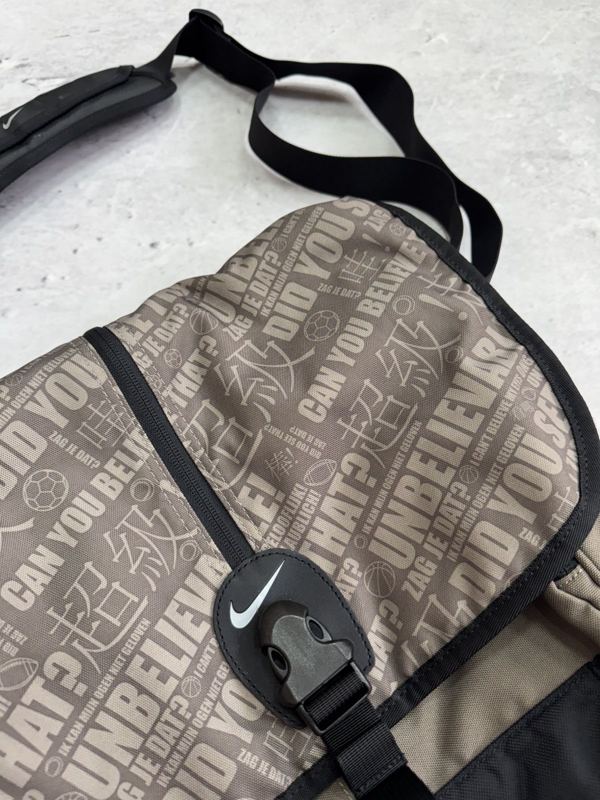 Nike × Vintage NIKE VINTAGE BASIC LOGO 00s 90s PINTEREST STYLE SLING BAG Size ONE SIZE - 3 Thumbnail