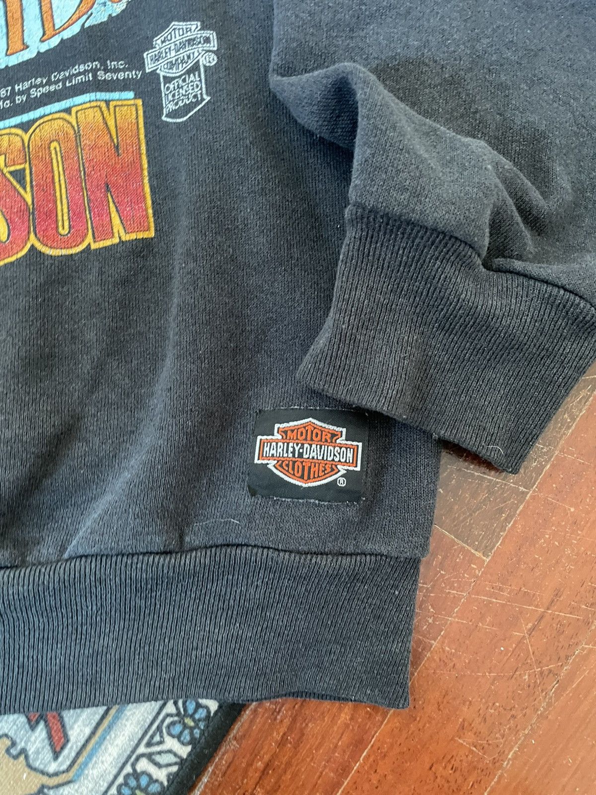 Harley Davidson Vintage Harley Davidson 80’s Size US L / EU 52-54 / 3 - 3 Thumbnail
