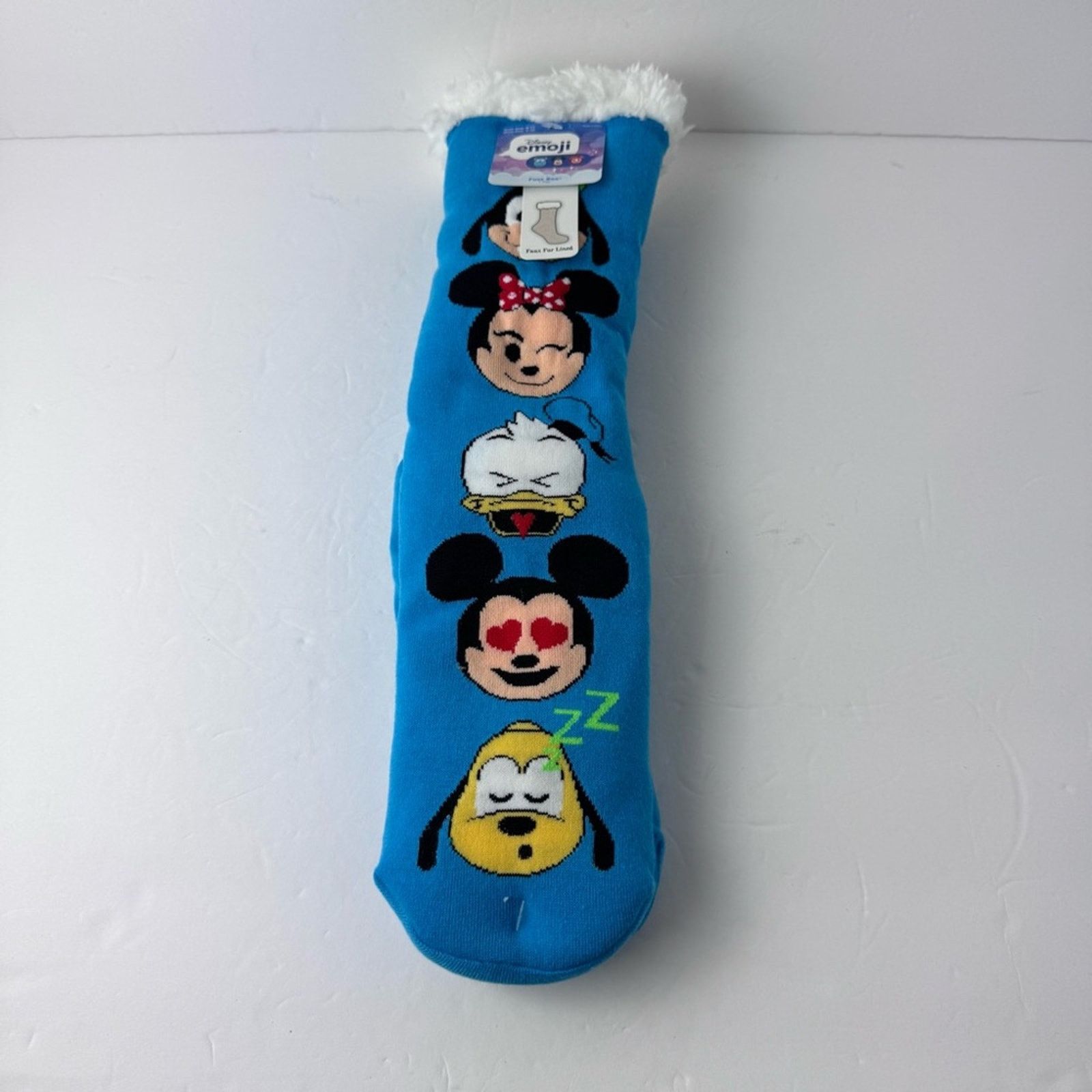 Disney Disney Mickey Minnie Pluto Donald Fur Lined Socks W 4-10 Size ONE SIZE - 12 Thumbnail