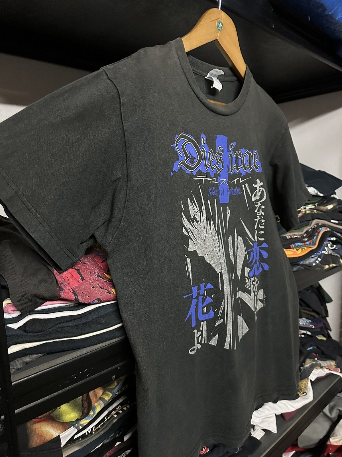 Anime Thrashed Vintage Dies Irae Anime Japan Sun Faded Tee Size US L / EU 52-54 / 3 - 6 Thumbnail