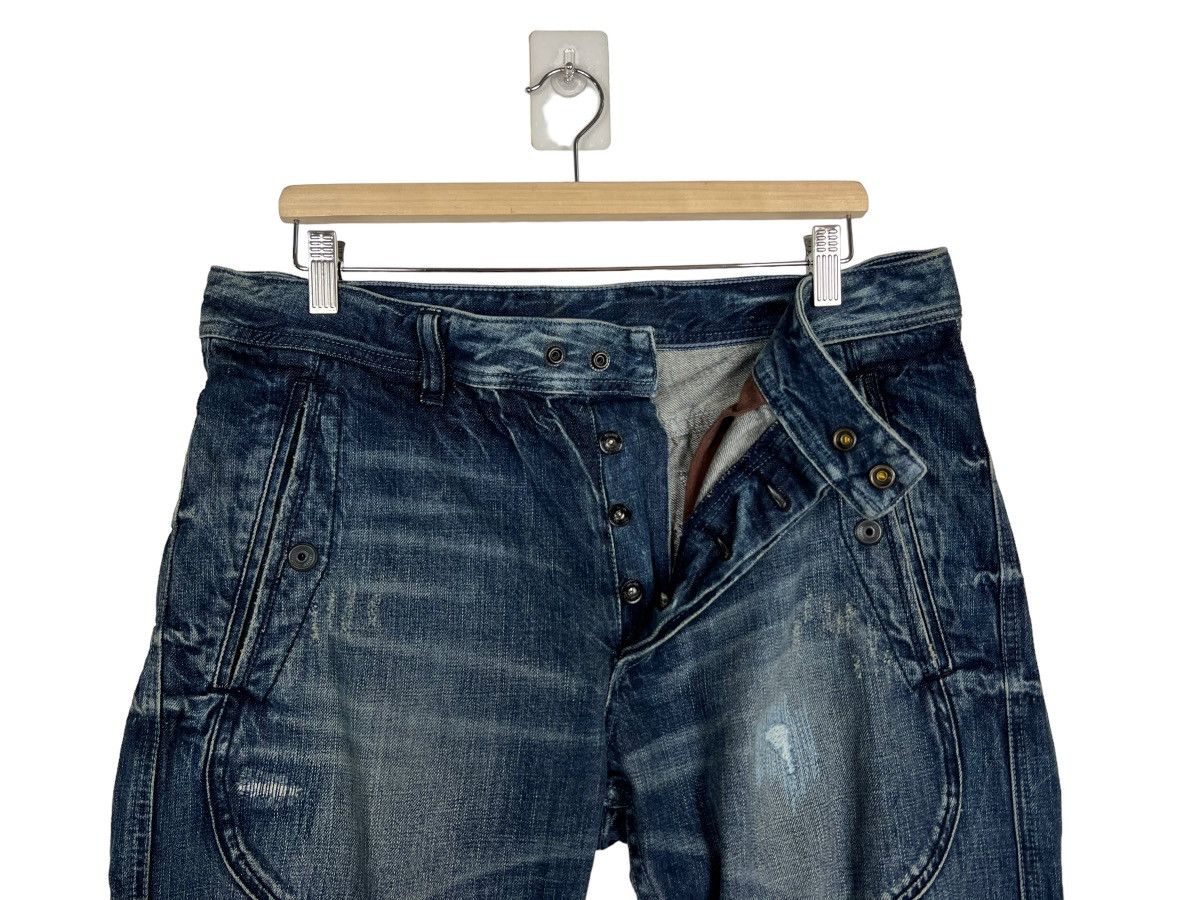 Diesel 🔥 DIESEL HYBRID BROKEN BORO DENIM Size US 34 / EU 50 - 10 Thumbnail