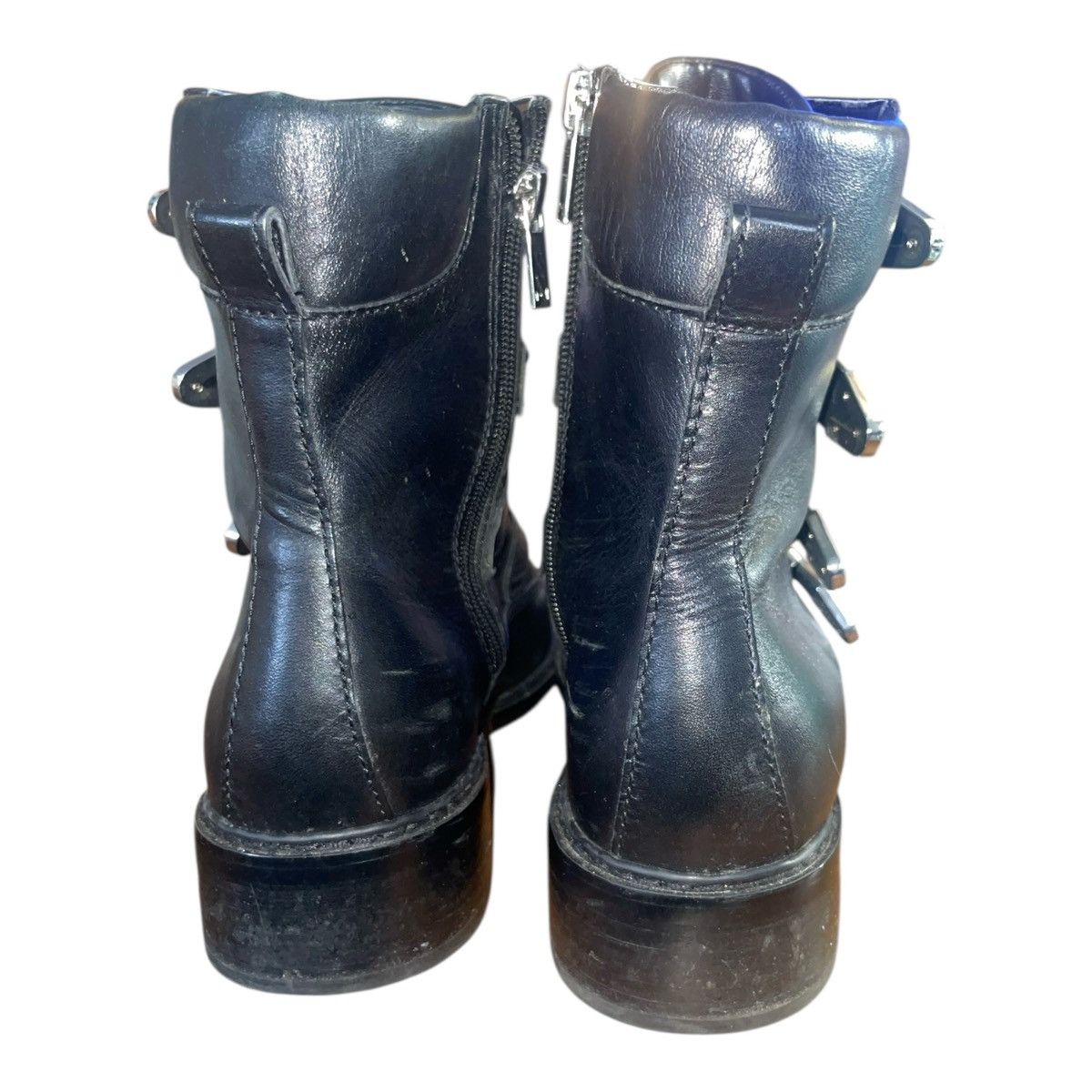 Marc Fisher Marc Fisher Diante Black Leather Buckle women’s Ankle Boots Size US 9 / IT 39 - 5 Thumbnail