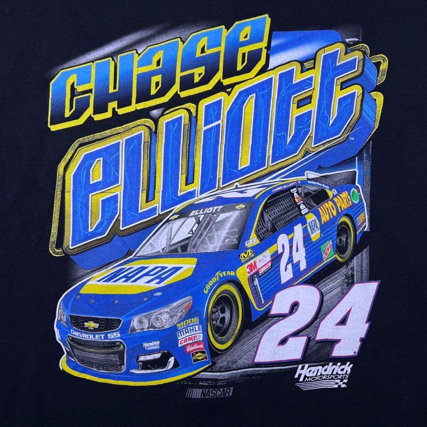 NASCAR Hendrick Motorsports Nascar "Chase Elliott" Racing Graphic Black Pocket T-Shirt XXL Shirt Men Black Graphic Print Pocket T-Shirt 2XL Mens Size US XXL / EU 58 / 5 - 4 Thumbnail