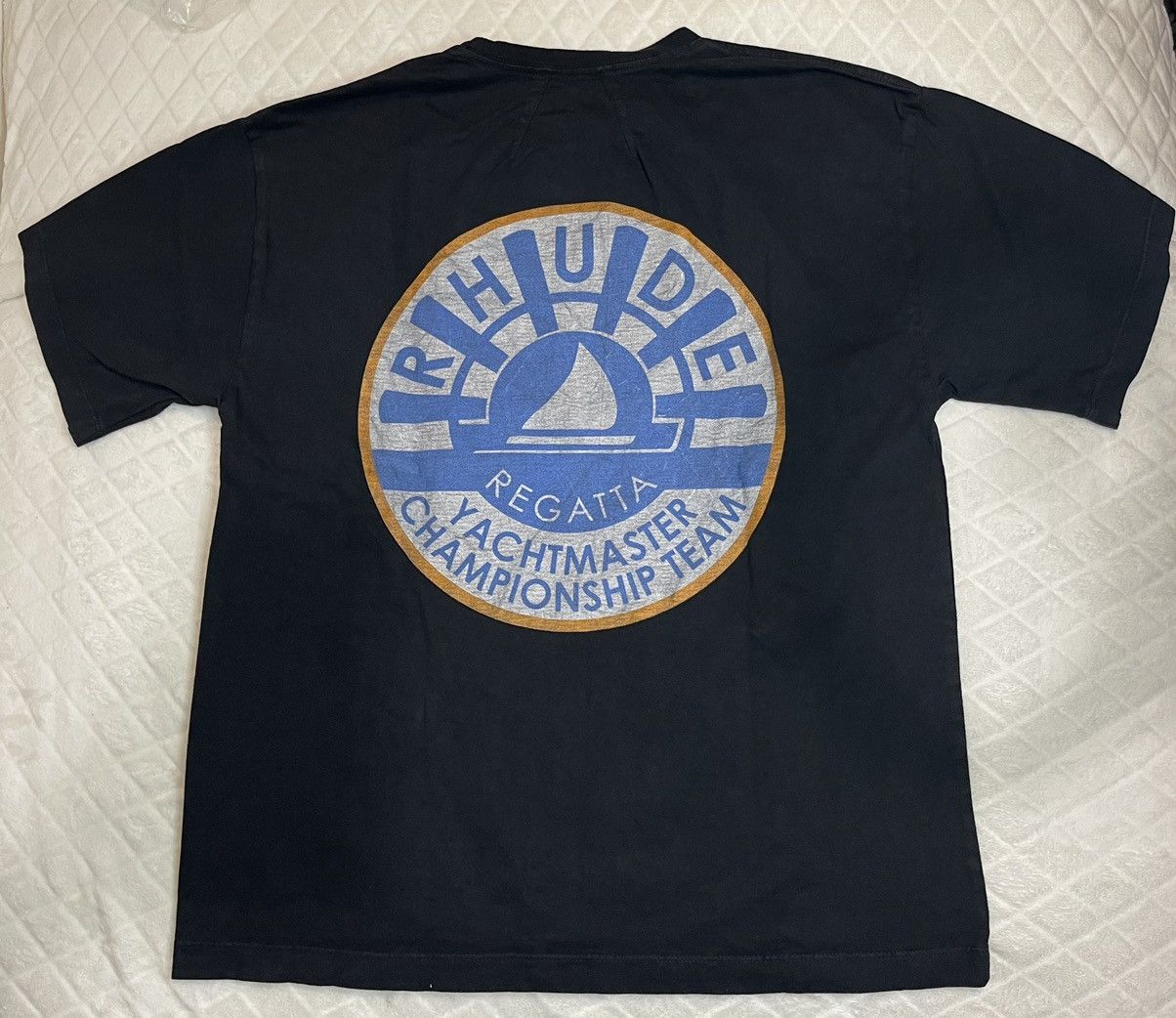 Rhude Rhude Yachtmaster black t-shirt Size US S / EU 44-46 / 1 - 2 Thumbnail