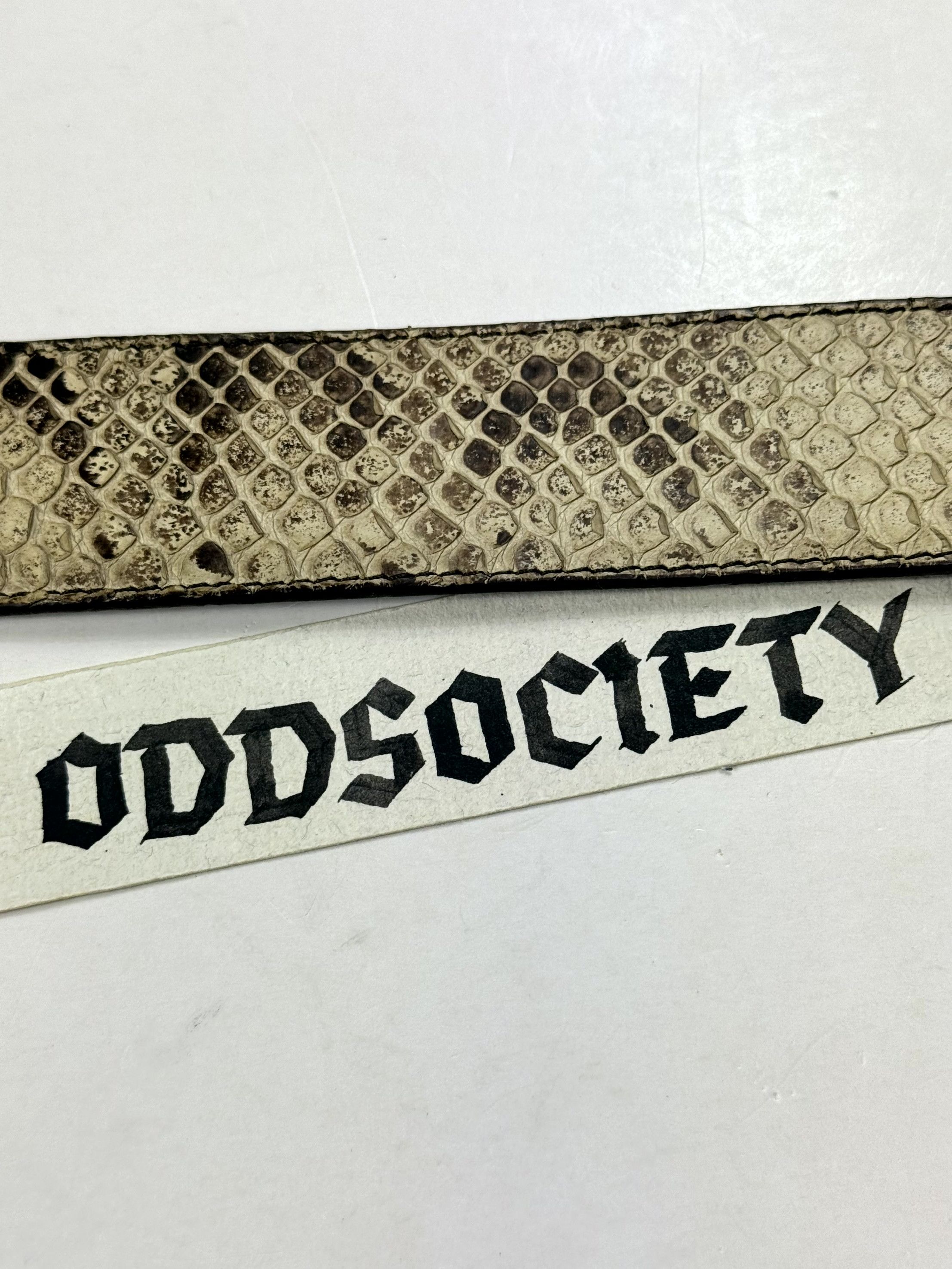Prada Prada Python Snakeskin Studded Y2K Rockstar Belt Size 90/36 Size ONE SIZE - 12 Thumbnail